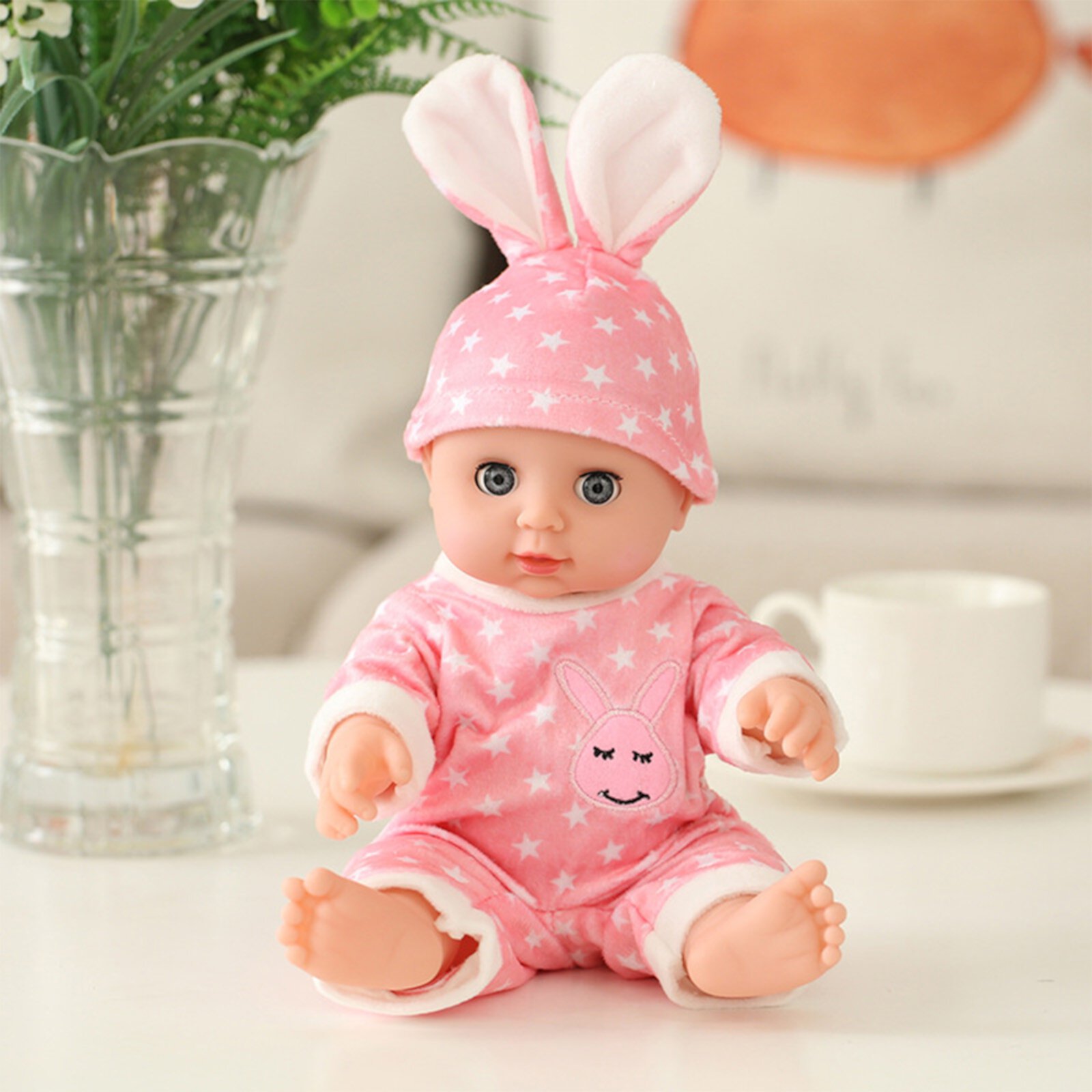 Tarmeek Baby Dolls Toys for Toddlers, 12 Inch Soft Reborn Baby Lifelike Real Baby Dolls with Cloth Accessories for 3 4 5 6 Year Old Girls Boys, Christmas Birthday Gifts for Kids Tarmeek