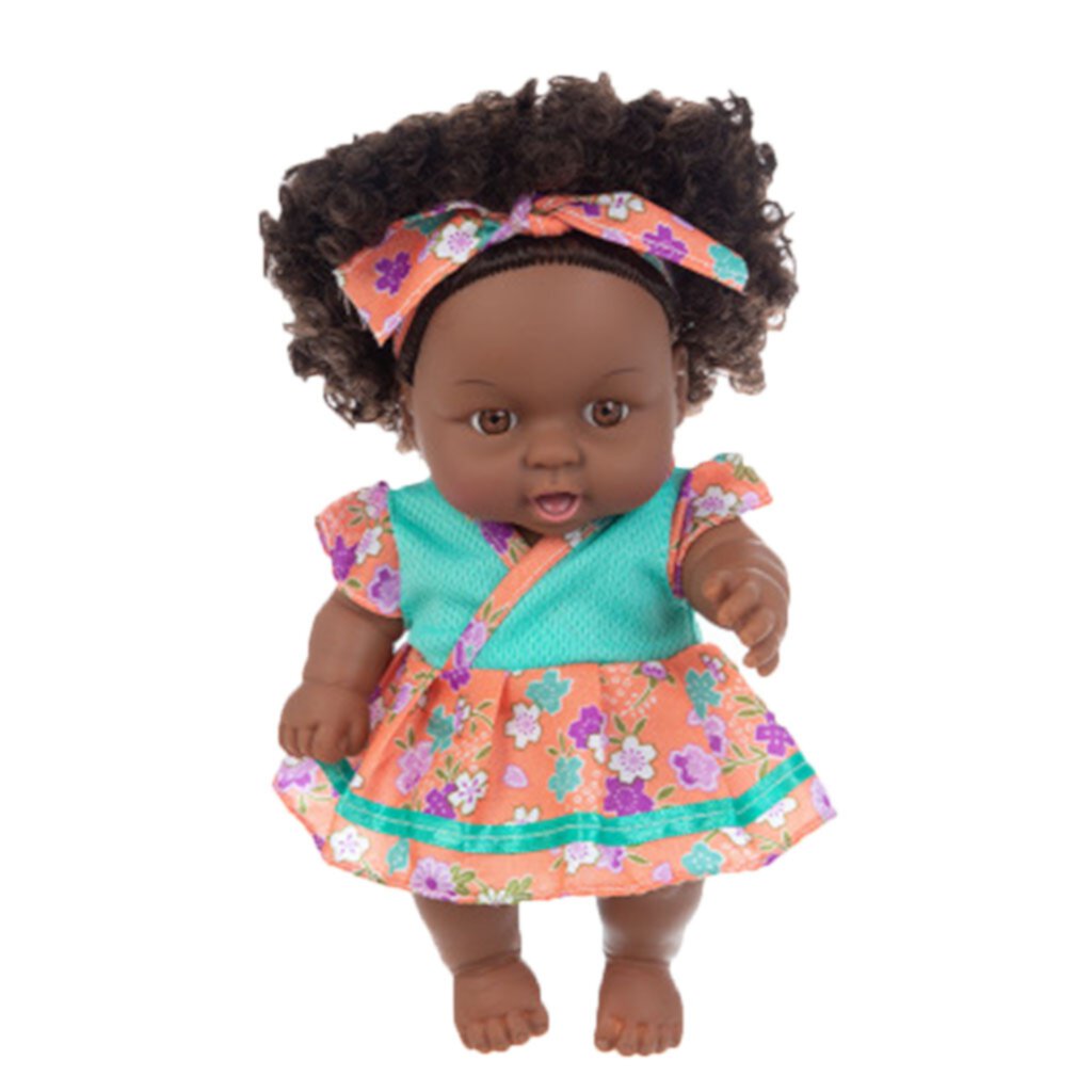 Baby Dolls Black Girl Dolls,Lifelike Girl Black Baby Doll Handmade Soft Realistic Baby Dolls for 2 Year Old Girls and Up,Fashion Black Baby Doll Play Doll for KidsGifts for Family VANLOFE