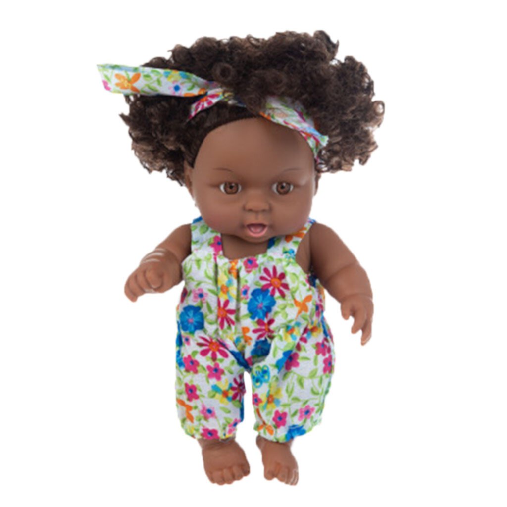 Baby Dolls Black Girl Dolls,Lifelike Girl Black Baby Doll Handmade Soft Realistic Baby Dolls for 2 Year Old Girls and Up,Fashion Black Baby Doll Play Doll for KidsGifts for Family VANLOFE