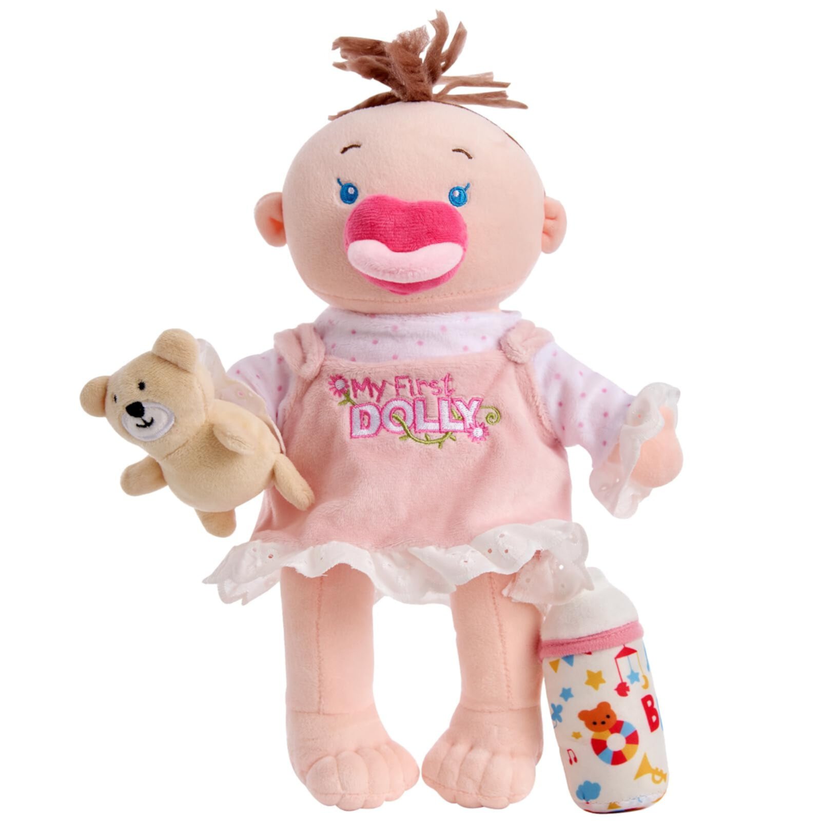 Miaio 12" Baby Stella Doll,Wee Baby Stella Soft Baby First Baby Doll for Ages 1 Year and Up , Stuffed Cloth Baby Doll Toy Set,Best Gift for Kids Miaio