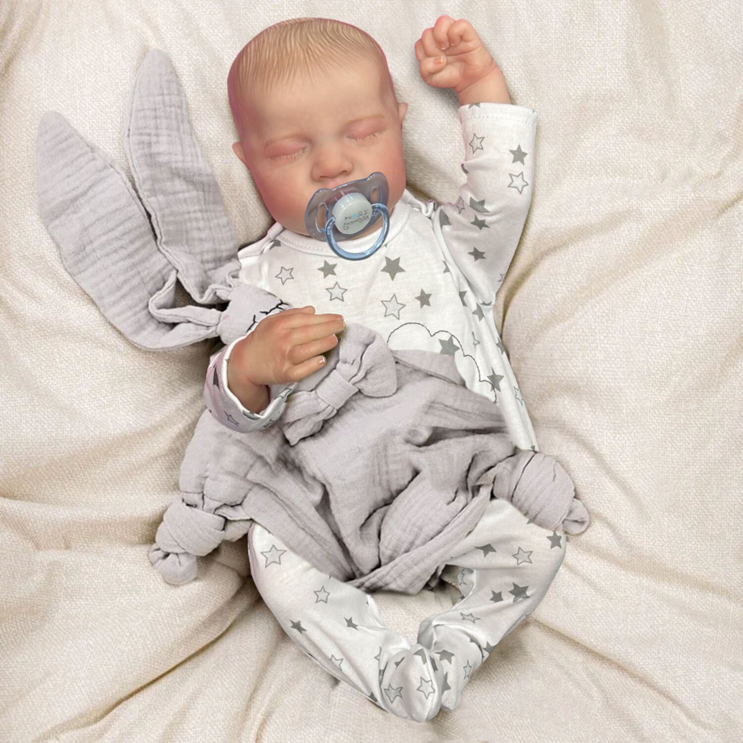 Kid Odyssey Lifelike Reborn Baby Dolls - 17 inch Real Life Realistic-Newborn Full Body Vinyl Sleeping Baby Boy with Toy Accessories Gift Set for Kids Age 3+ Kid Odyssey