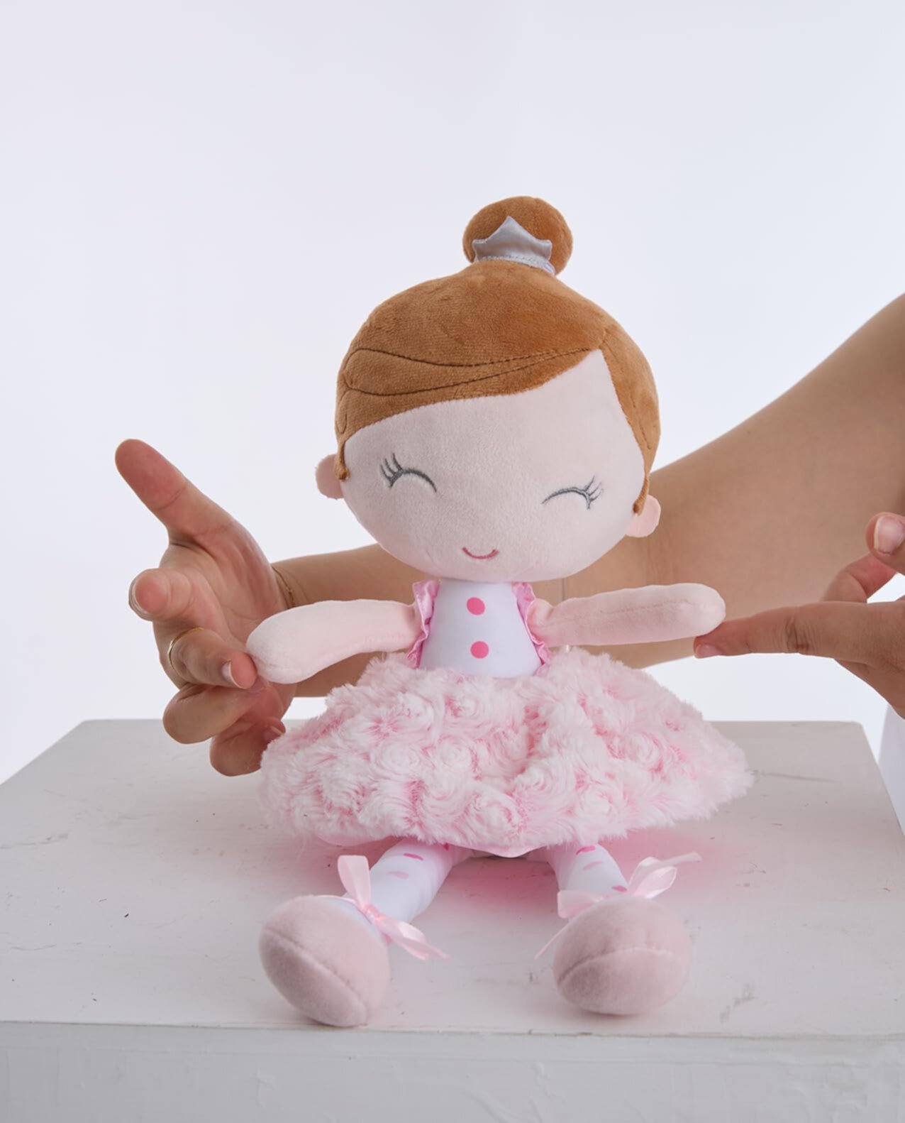 Miaio 17 inch Ballerina Princess Doll Stuffed for Girls Toy Set Soft Cuddly Plush Doll Toy for Kids Miaio