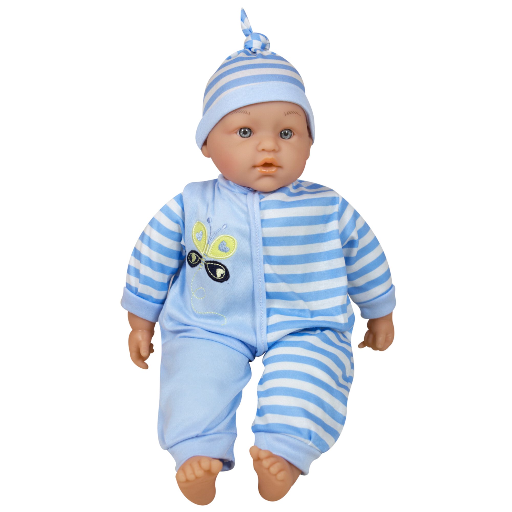 Lissi Dolls - Talking Baby 15 inches, Blue Lissi