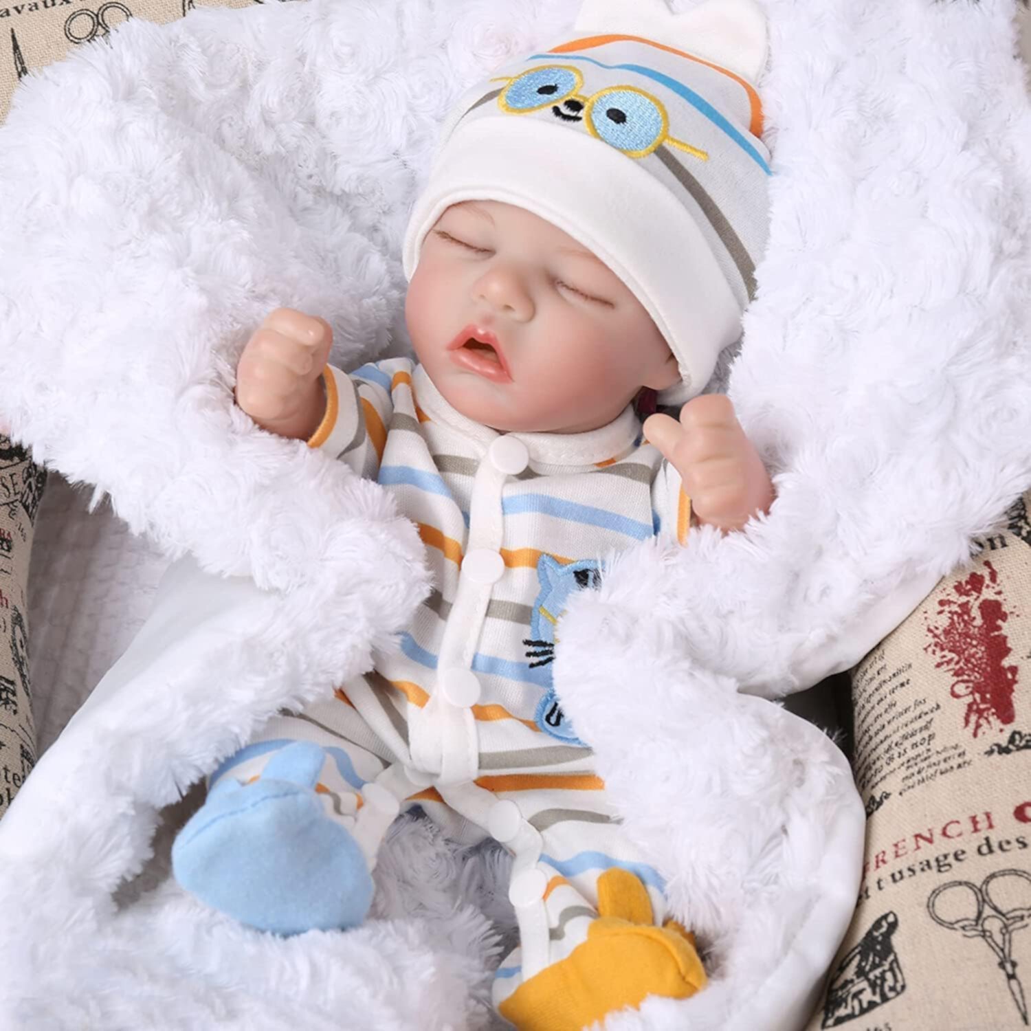 Reborn Baby Dolls - 12 inch Realistic Sleeping Newborn Small Baby Doll for 3 + Kids Birthday Gift Miaio