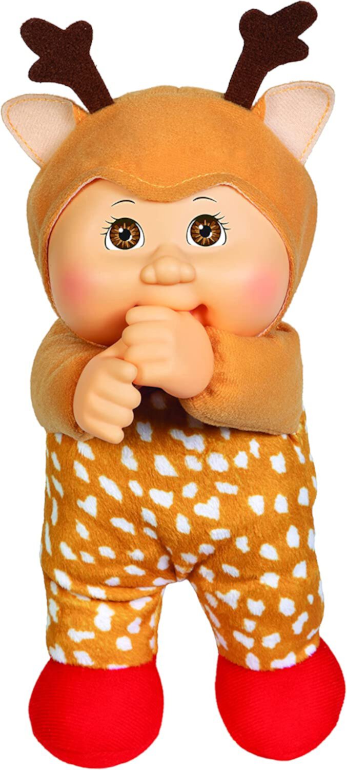 Cabbage Patch Kids Cutie Dash The Reindeer, 9" - Collectible, Adoptable Baby Doll Toy - Officially Licensed - Gift for Girls and Boys Jazwares