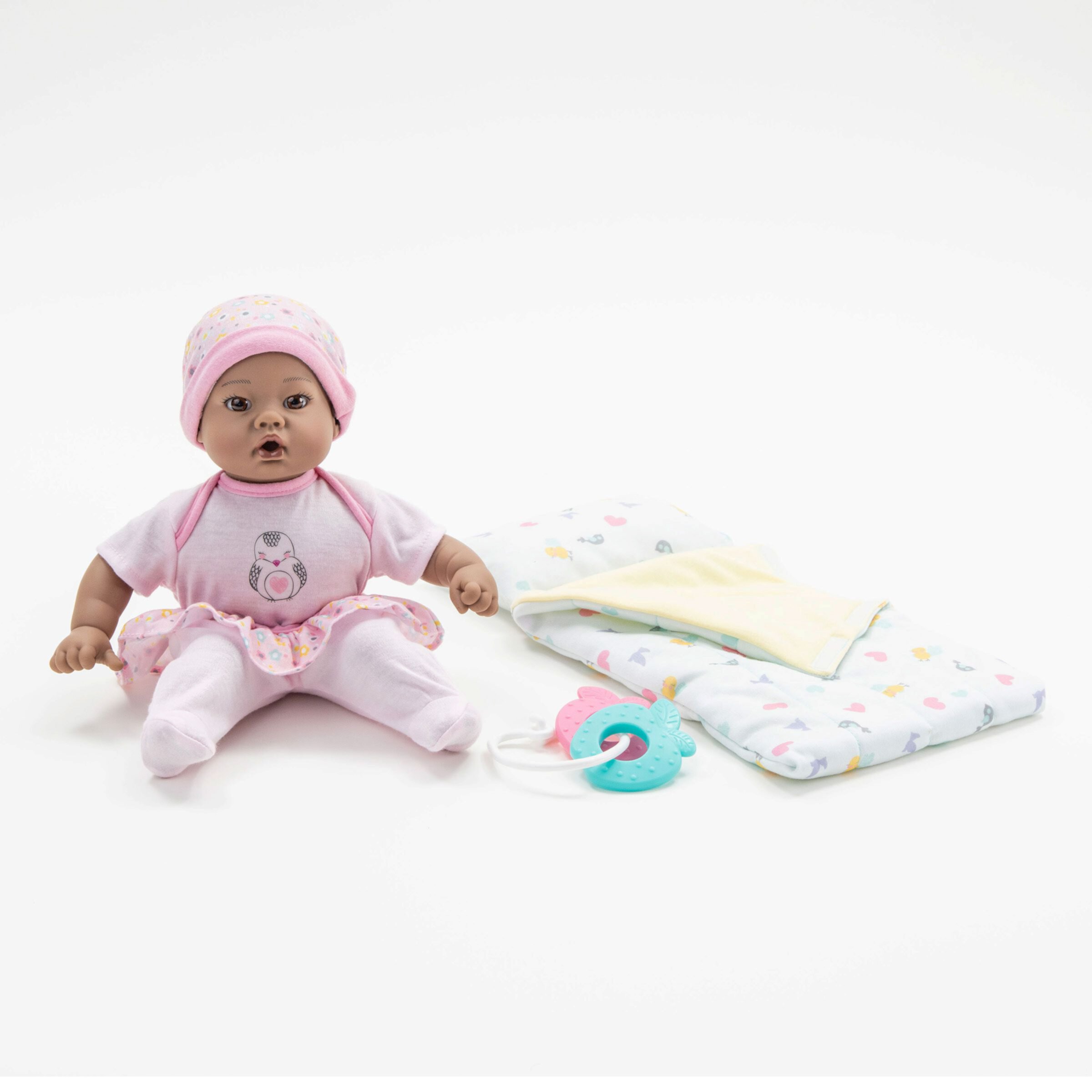 Madame Alexander Dark Skin Tone Sleeping Doll Playset, 3 Pieces Madame Alexander