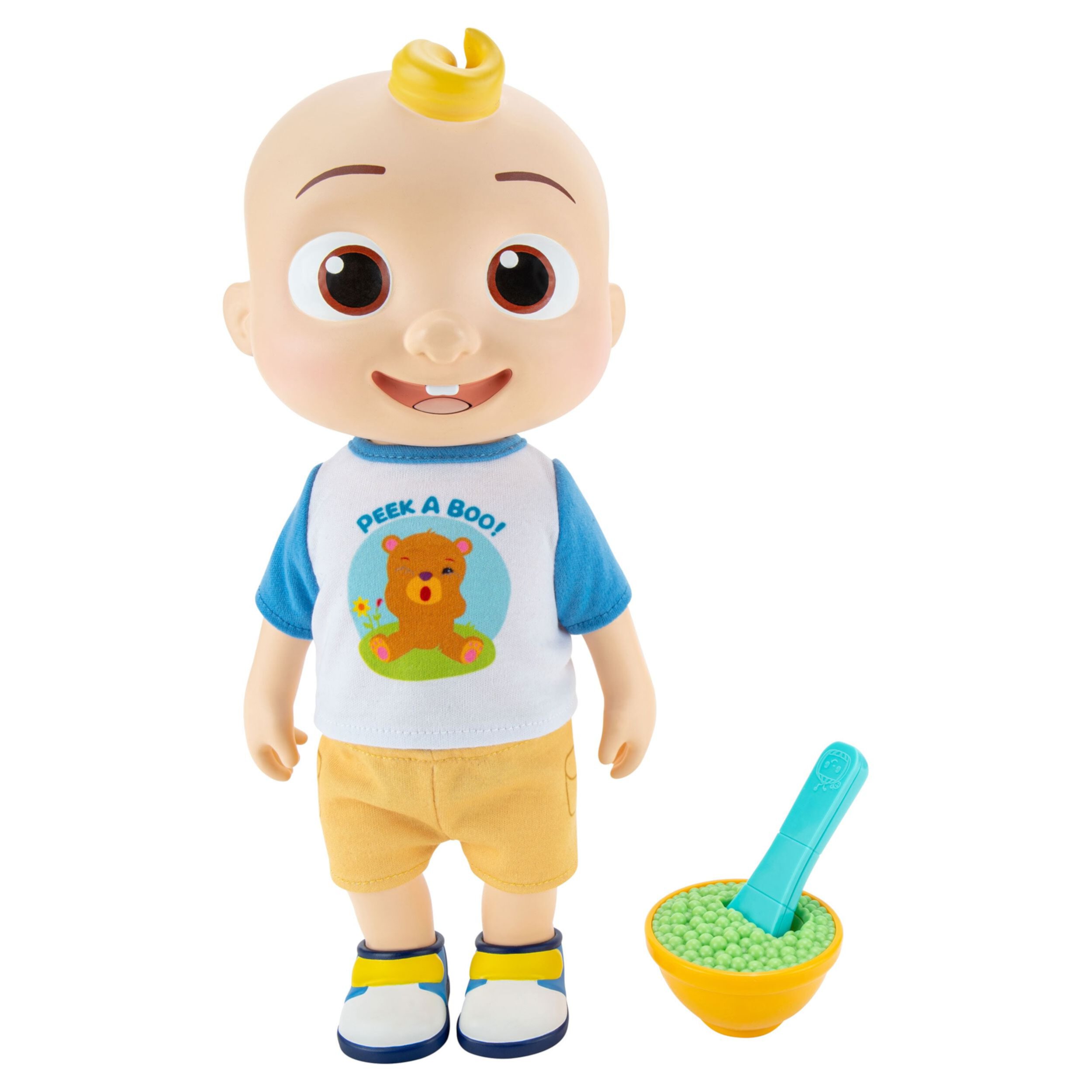 CoComelon Official Deluxe Interactive JJ Doll with Sounds for Toddlers CoComelon