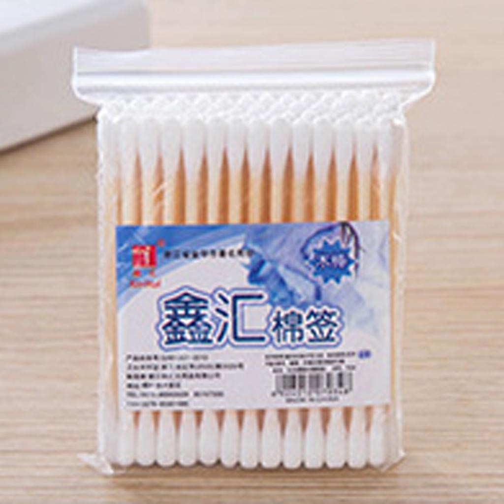 Wozhidaoke Kitchen Utensils Set Multi-Functional Double-Headed Wooden Cleansing Cotton Swab Disposable Tampons Kitchen Gadgets Kitchen Cleaning Supplies A 8*6*2 A Wozhidaoke