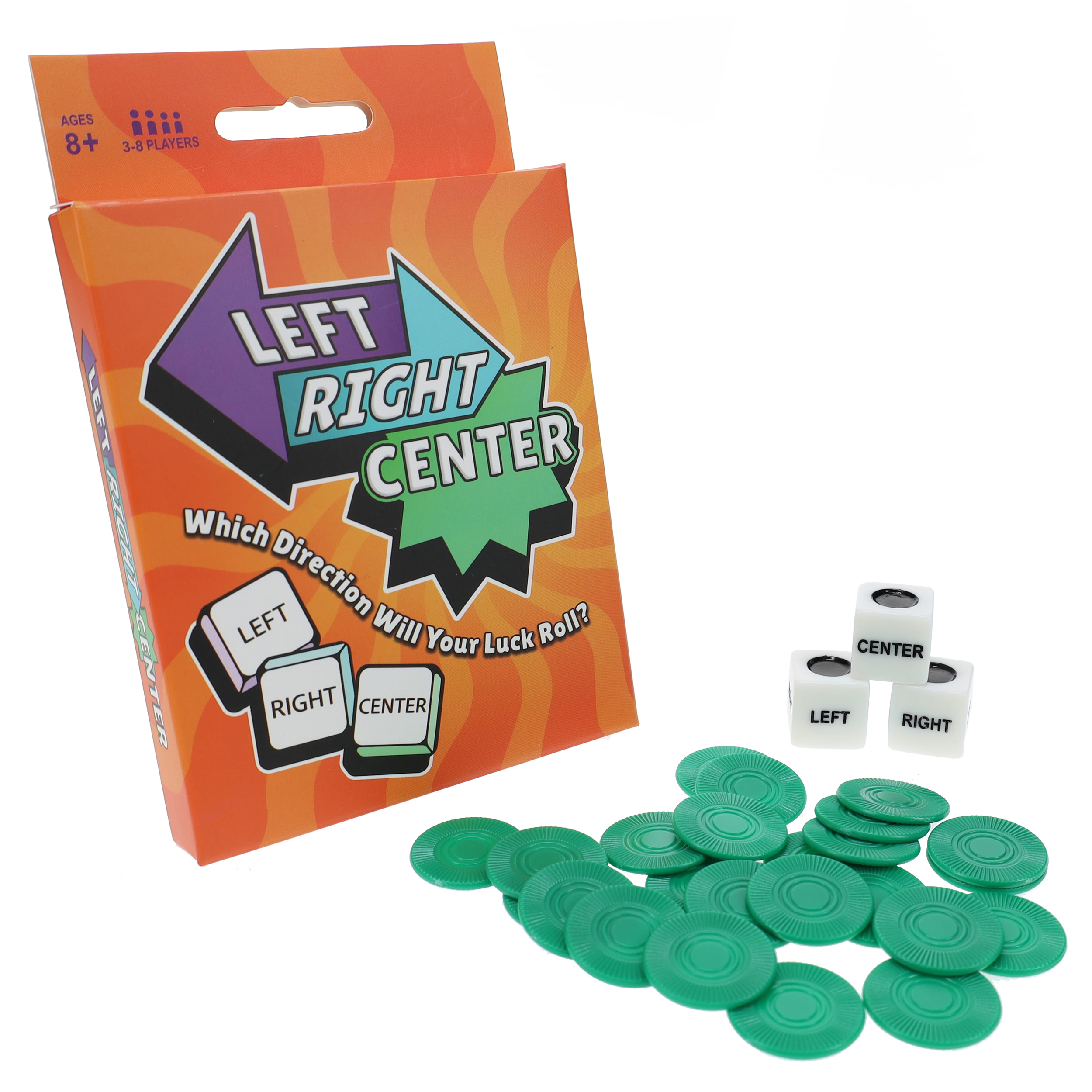 LRC - Left Right Center Dice Game in Travel Box TDC Games