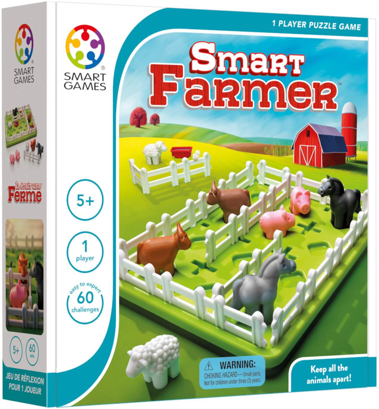 SmartGames Smart Farmer Puzzle Game for Ages 4 and Up SmartGames