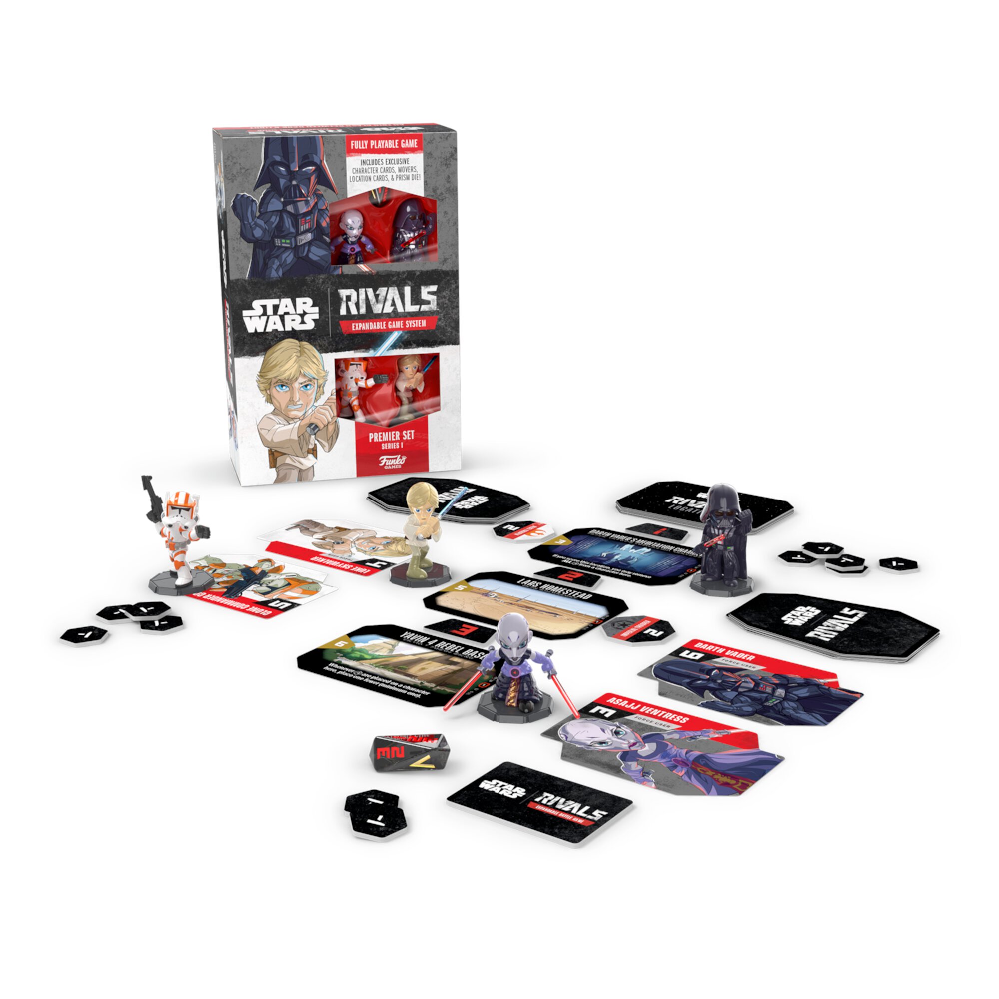 Funko Star Wars Rivals Expandable Card Game, Premier Set Two Player Expandable Game System Funko