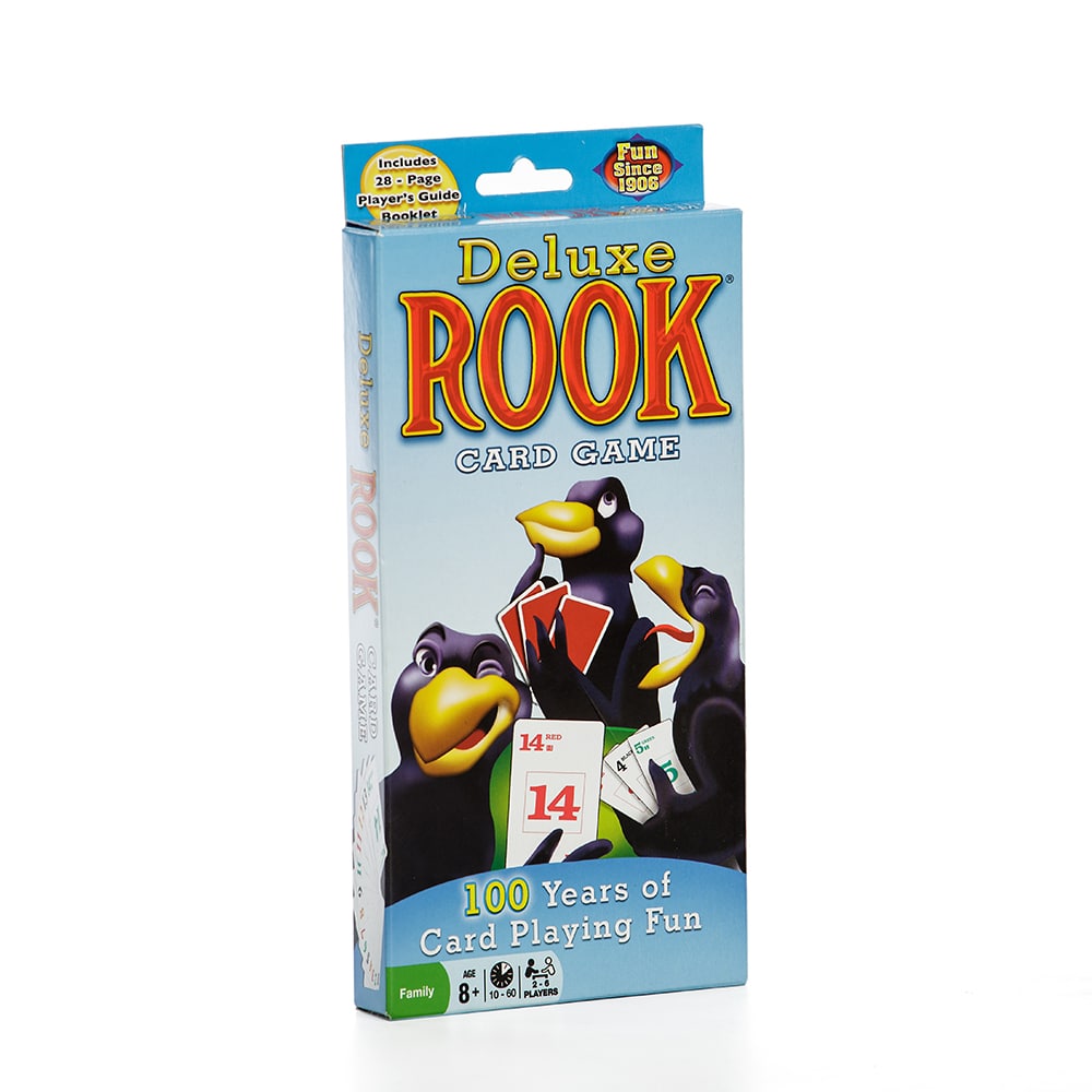 Делюкс-версия классической карточной игры Rook для 1-6 игроков, 80 вариантов правил Winning Moves Games USA