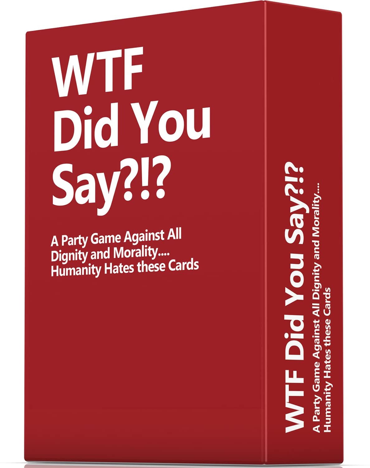 WTF Did You Say A Party Game Against All Dignity and Morality Full Game, XL Set of 594 Cards Safeydaddy