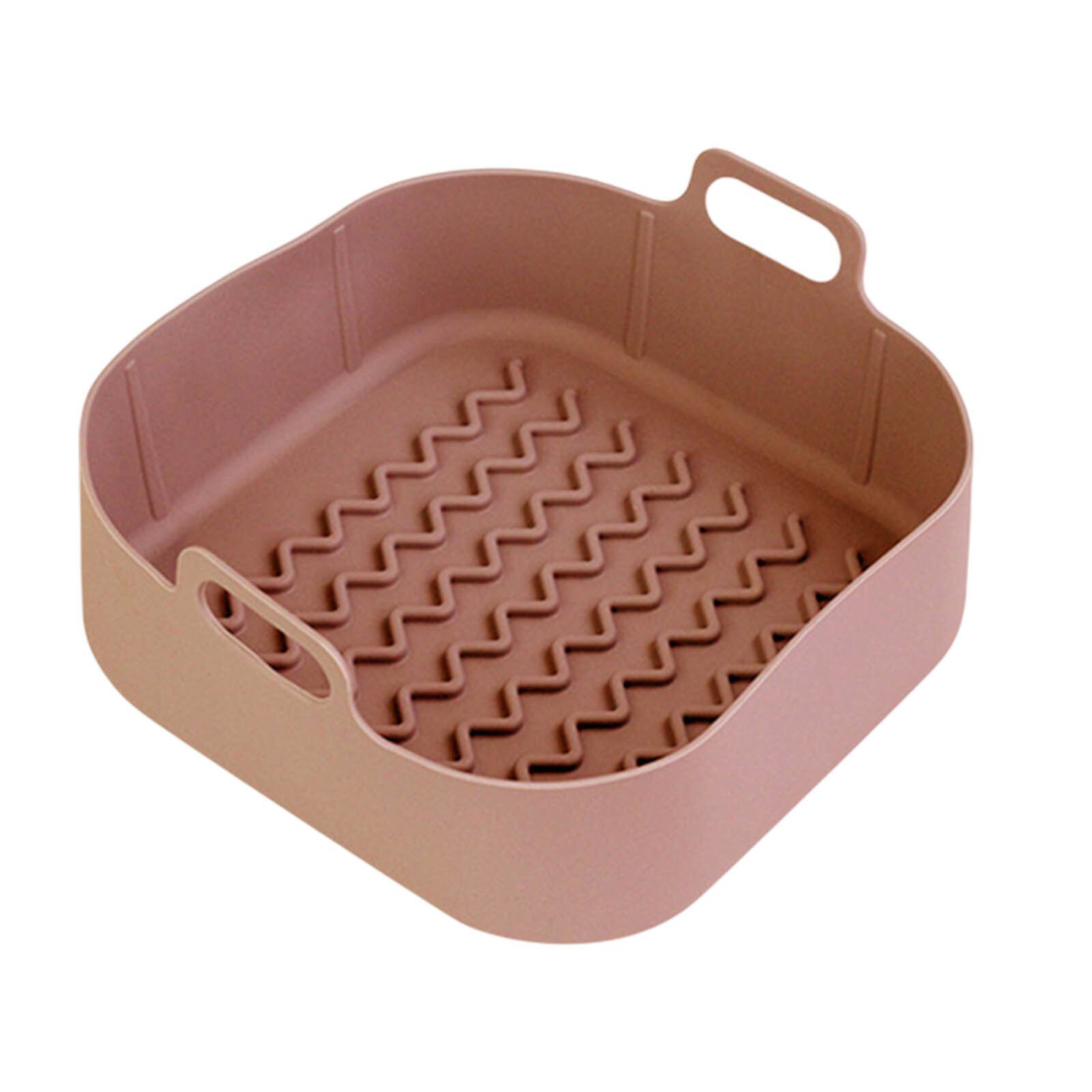 Double Sided Food Tray Board, Inner Tray, Air Fryer Fittings Square Silicone Pot Pad Wavy Stripes Hxoliqit