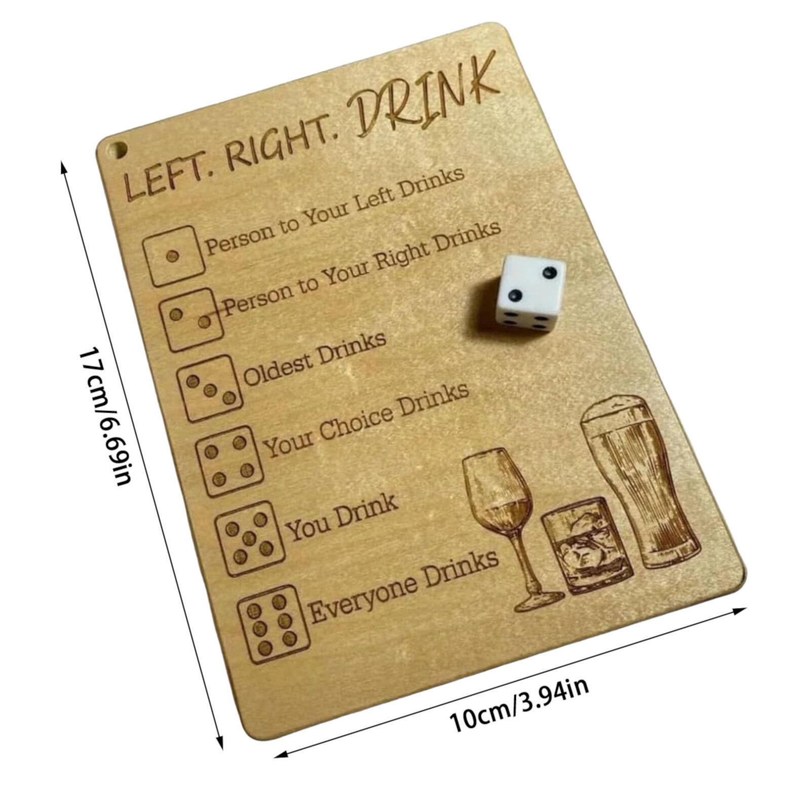 Left Right Drink Drinking Game Adult Drinking Game Left Right Center Left Right Center Dice Game Funny Dice Tray With Dice Bag Drinking Game Boards Drinking Game Tool Board Dungeon Crawler 30cm 345 X Sumllary