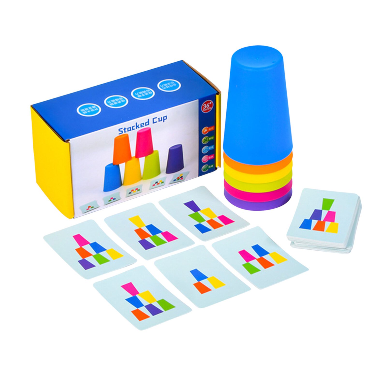 Children'S Quiz Competition Stacking Cup Hand Speed Competition Music Stacking Music Early Education Board Game Toys Generic