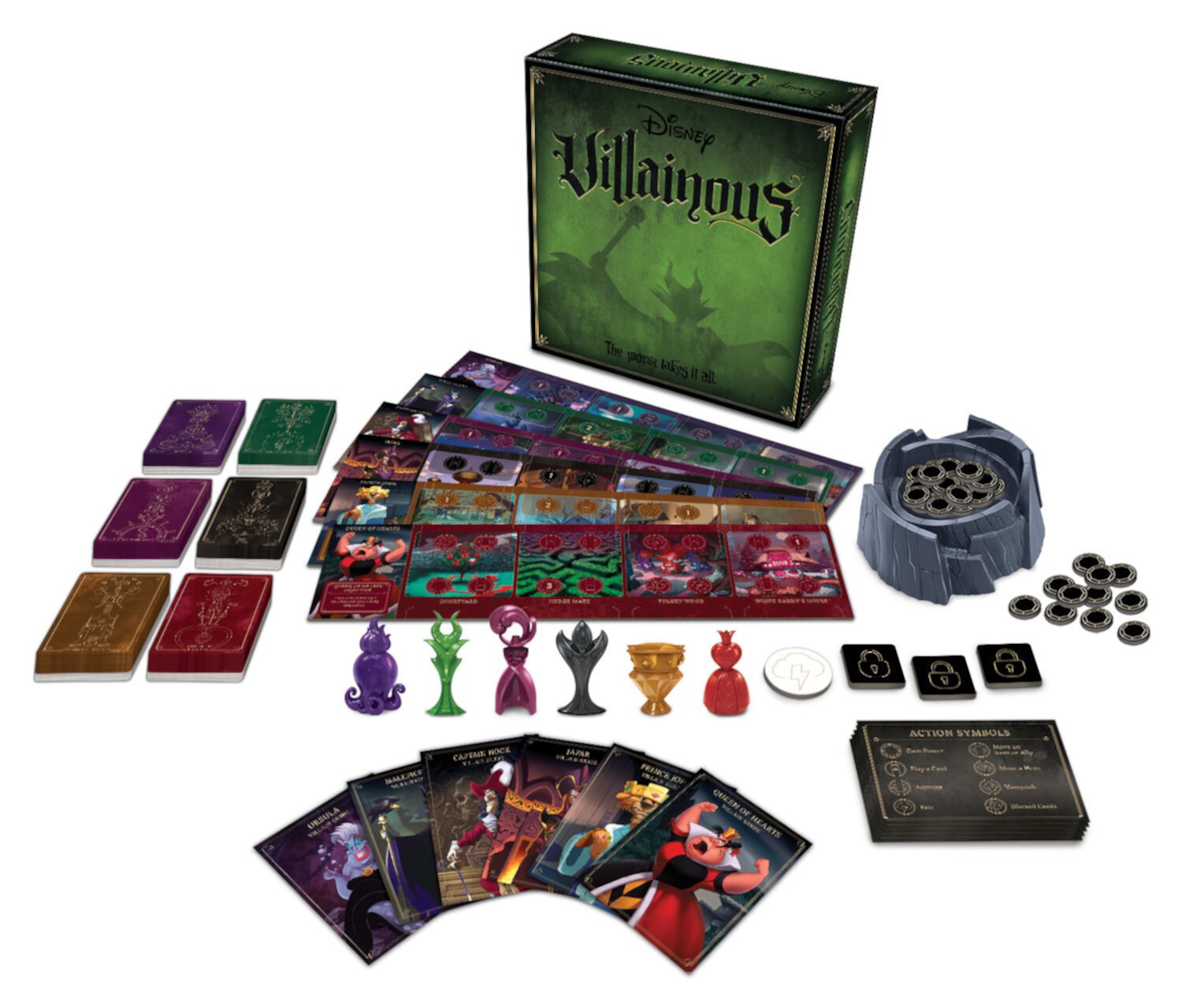 Ravensburger Disney Villainous: The Worst Takes It All Strategy Board Game for Age 10 & Up Ravensburger