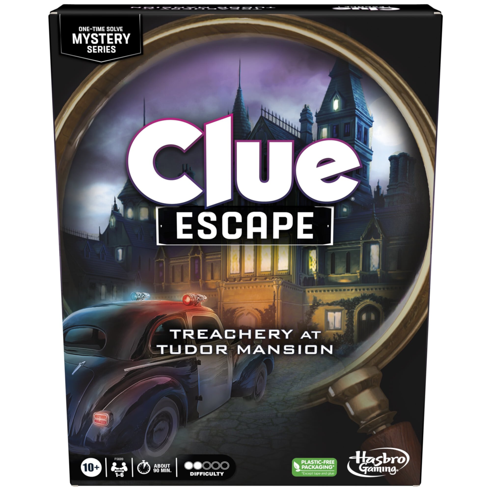 Clue Treachery at Tudor Mansion Board Game for Kids and Family Ages 10 and Up, 1-6 Players CLUE