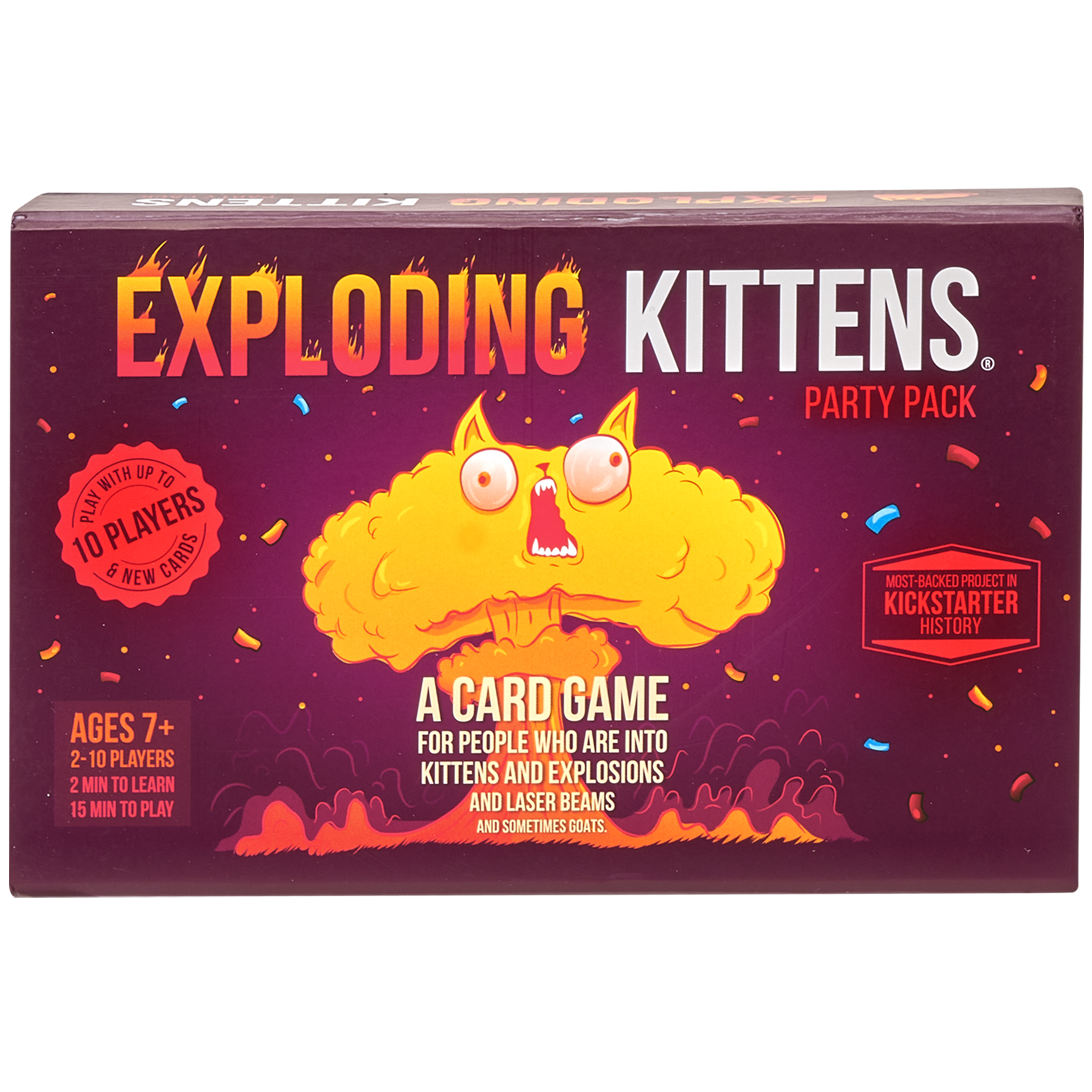 Exploding Kittens Party Pack Edition - a party game for up to 10 Players Exploding Kittens