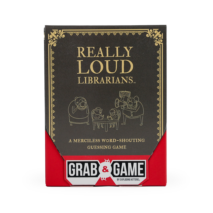 Exploding Kittens: Really Loud Librarians Grab & Game Exploding Kittens