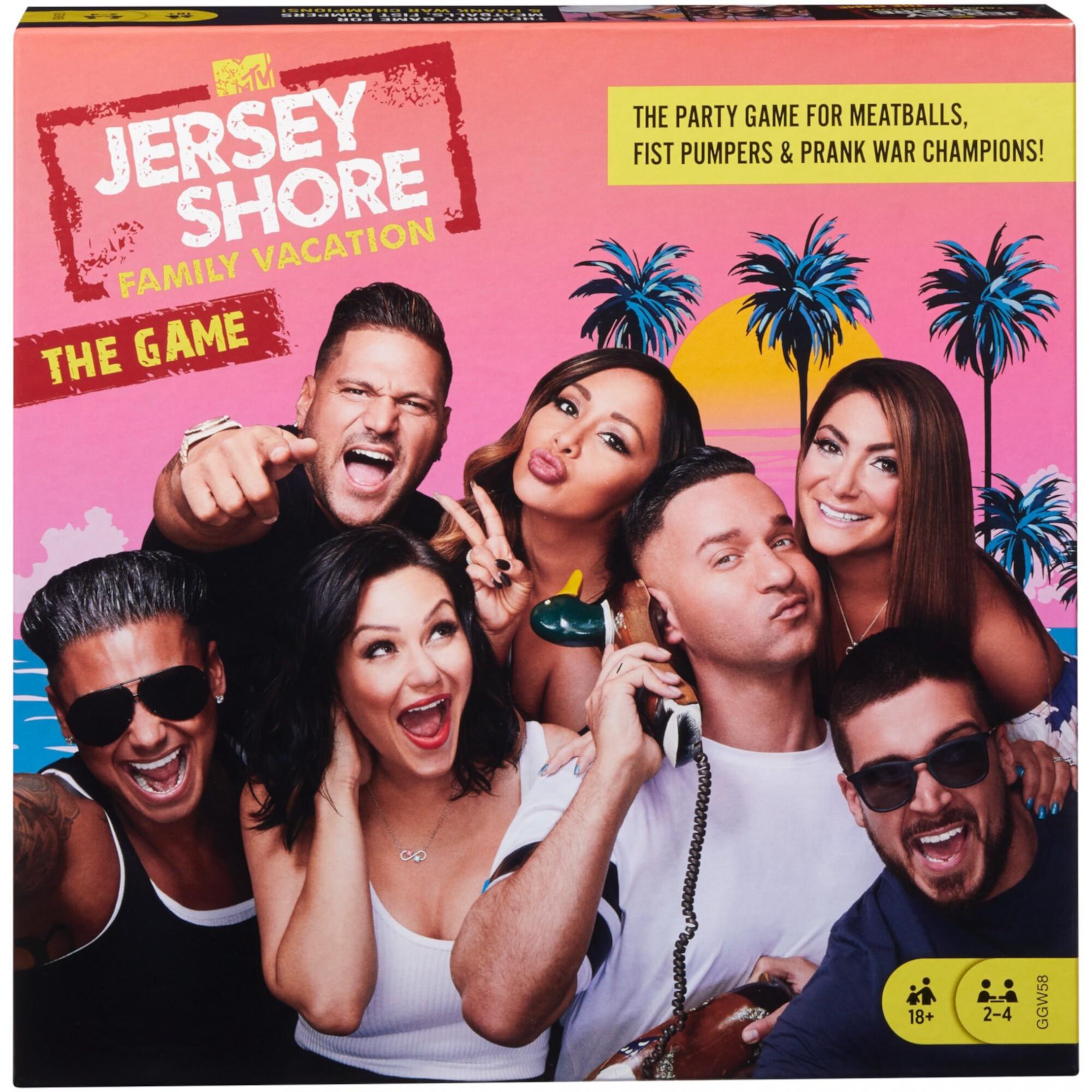 Jersey Shore Family Vacation Adult Party Game Mattel