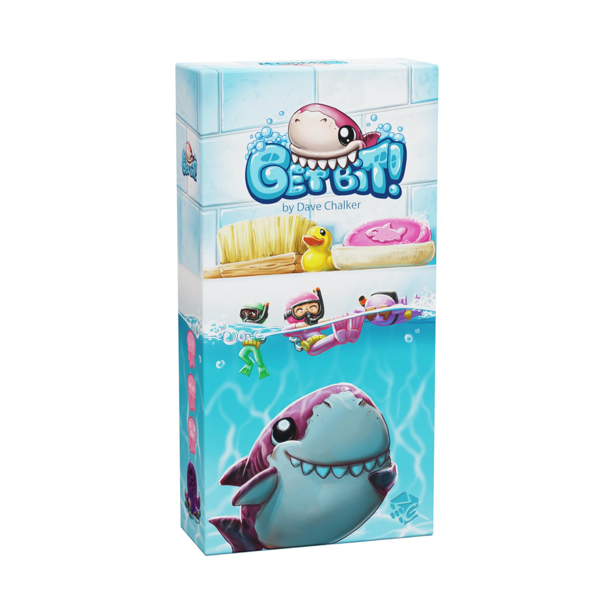 Get Bit Family Card Game- Escape The Shark, Ages 8+, Greater Than Games