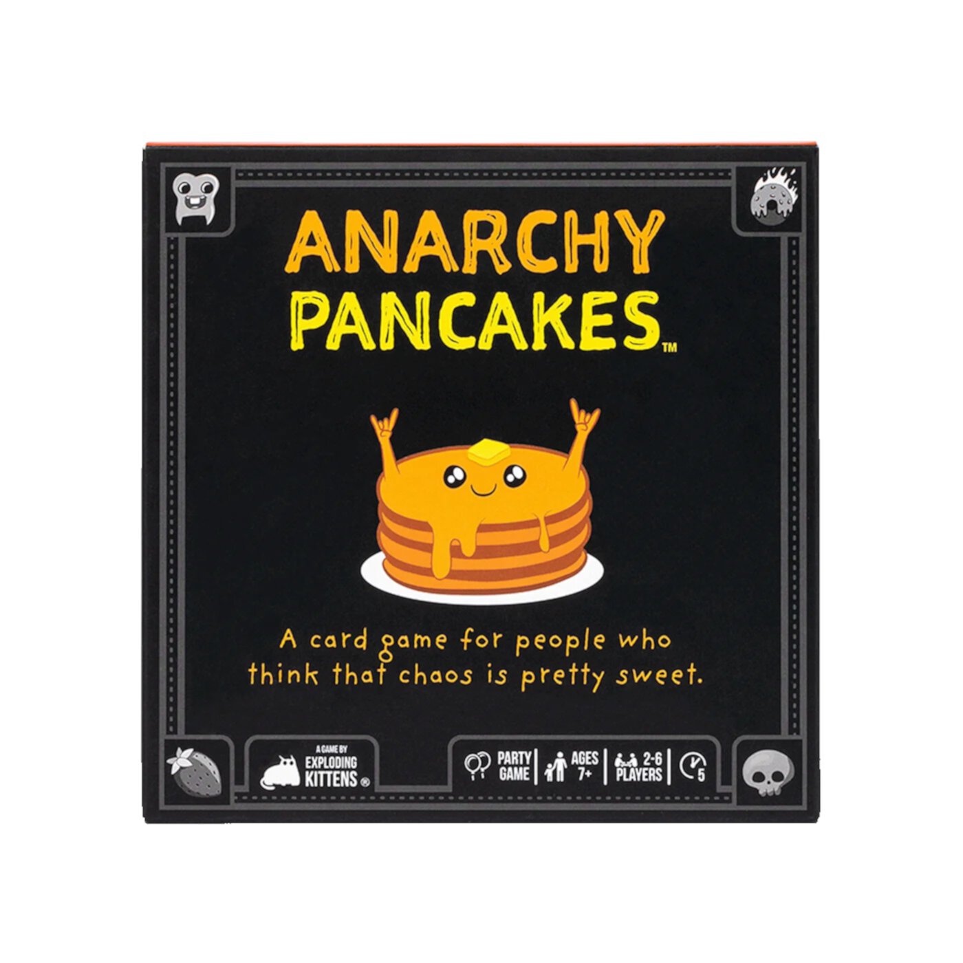 Anarchy Pancakes Party Game by Exploding Kittens Brand Exploding Kittens