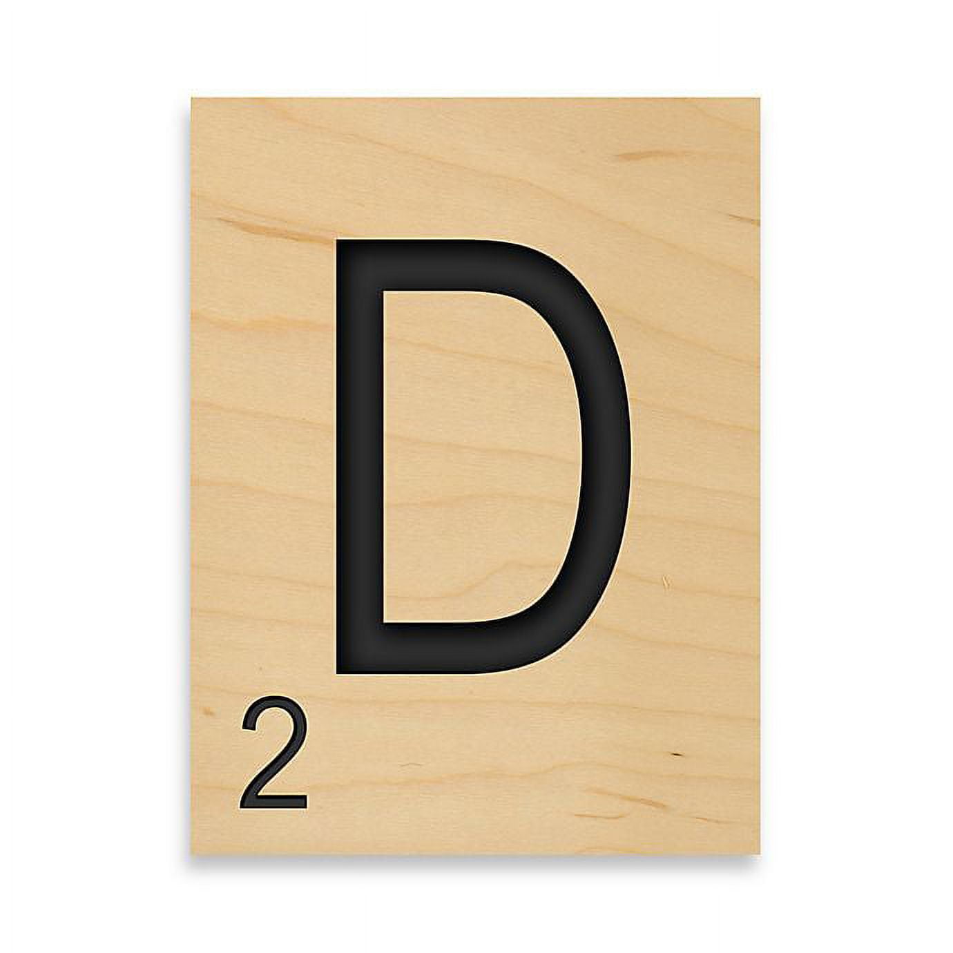 Game Tile Letter "D" Wall Art Piece Game