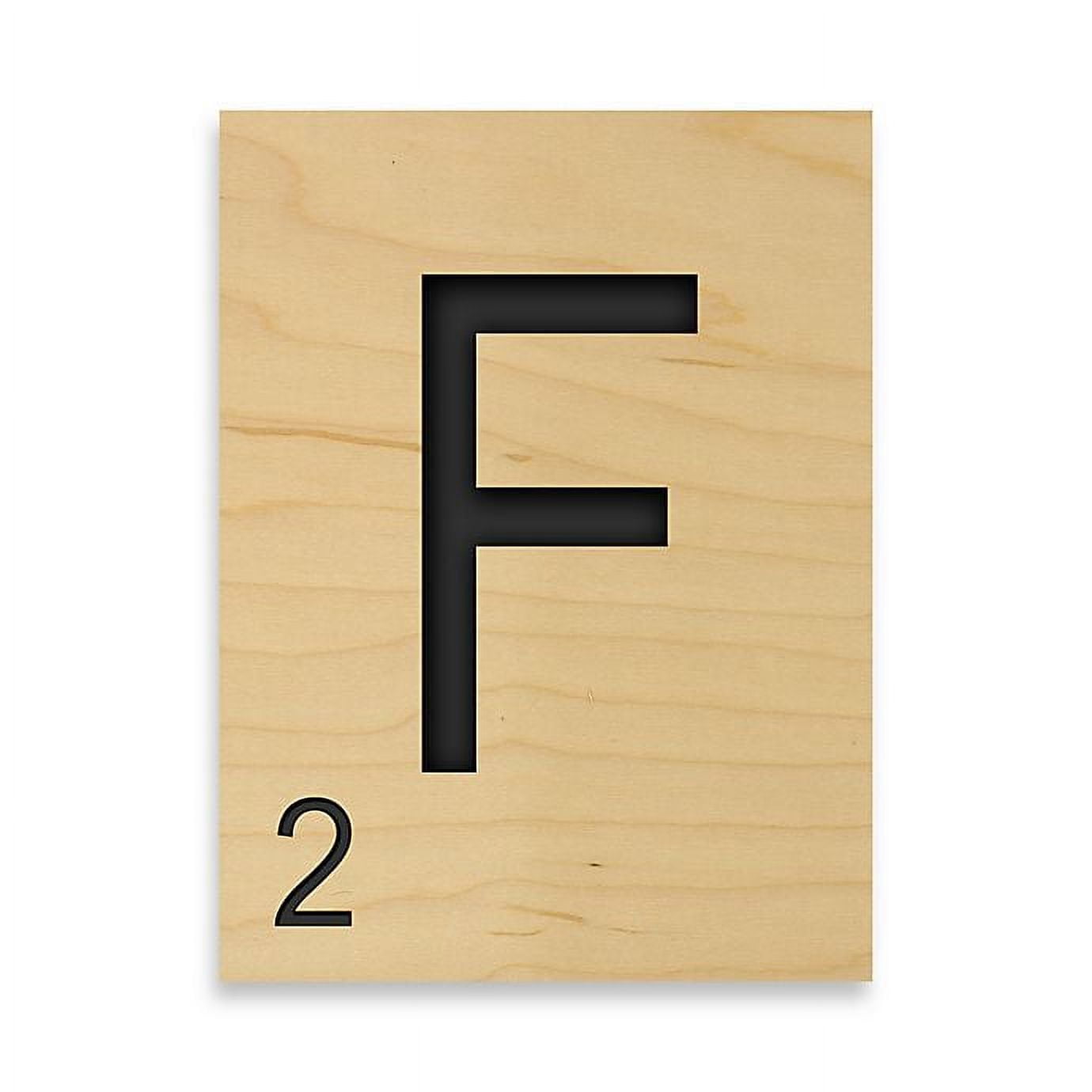 Game Tile Letter "F" Wall Art Game