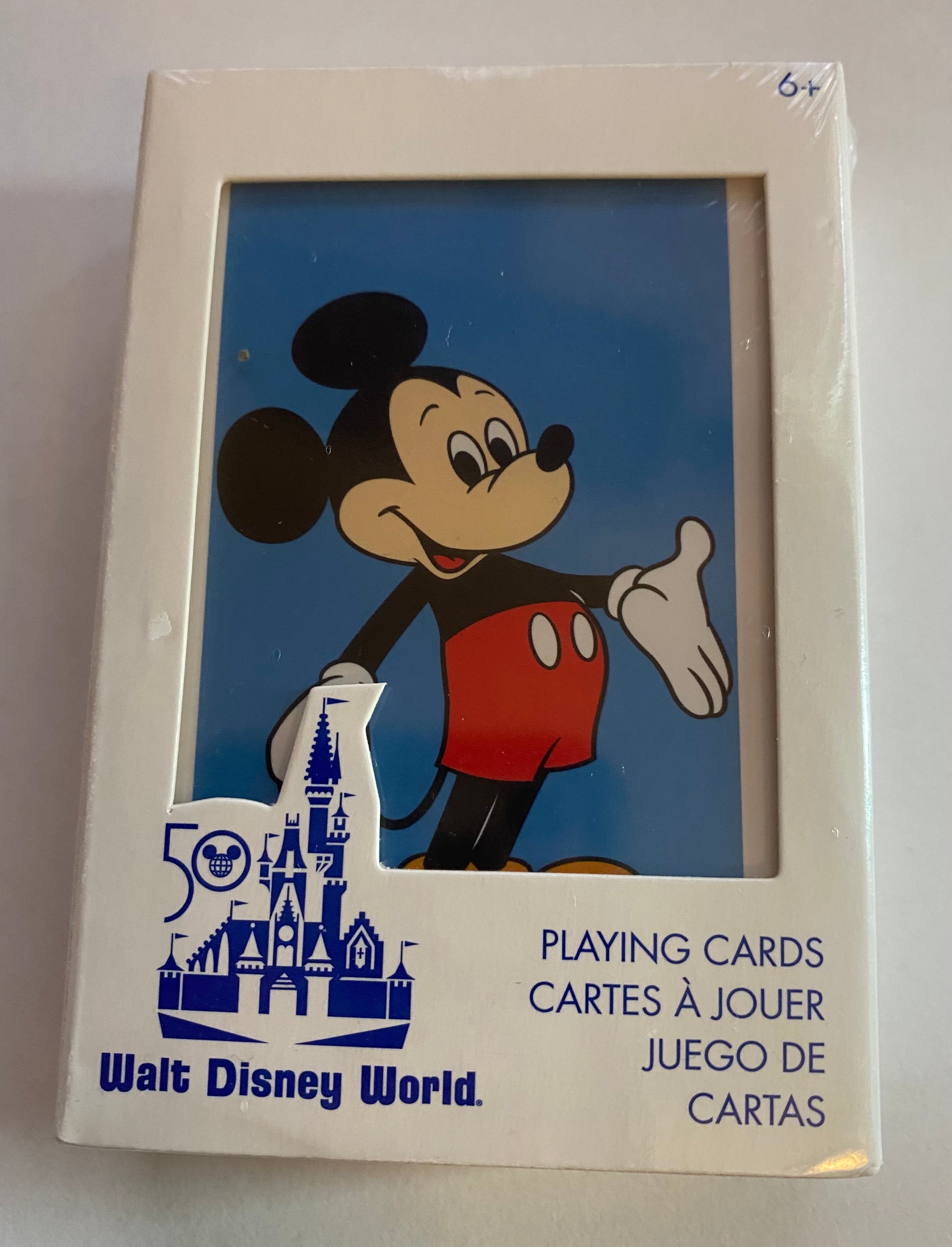 Disney Walt Disney World 50th Celebration Mickey Vault Playing Cards New Sealed Disney