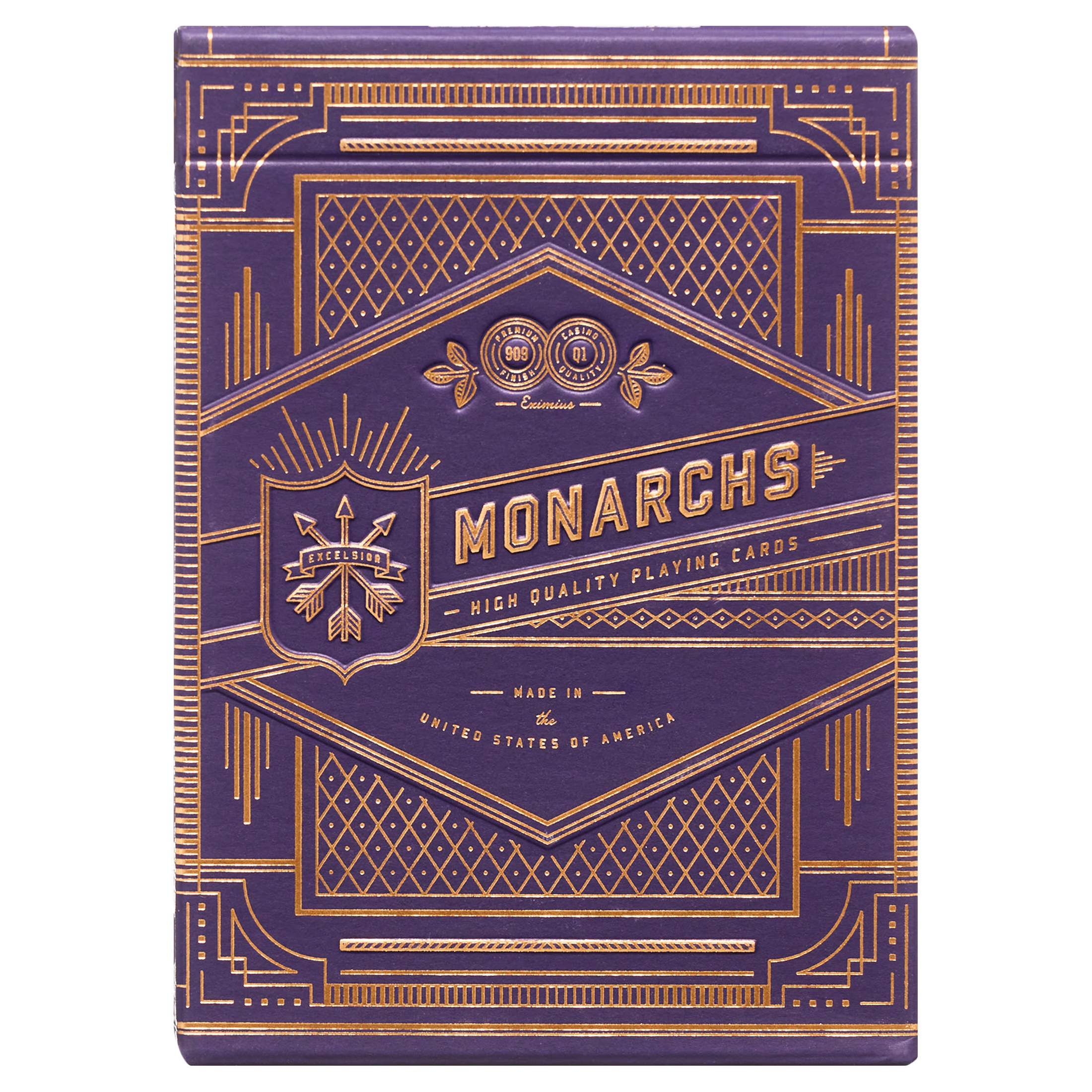 theory11 Monarchs Playing Cards (Purple) Theory11