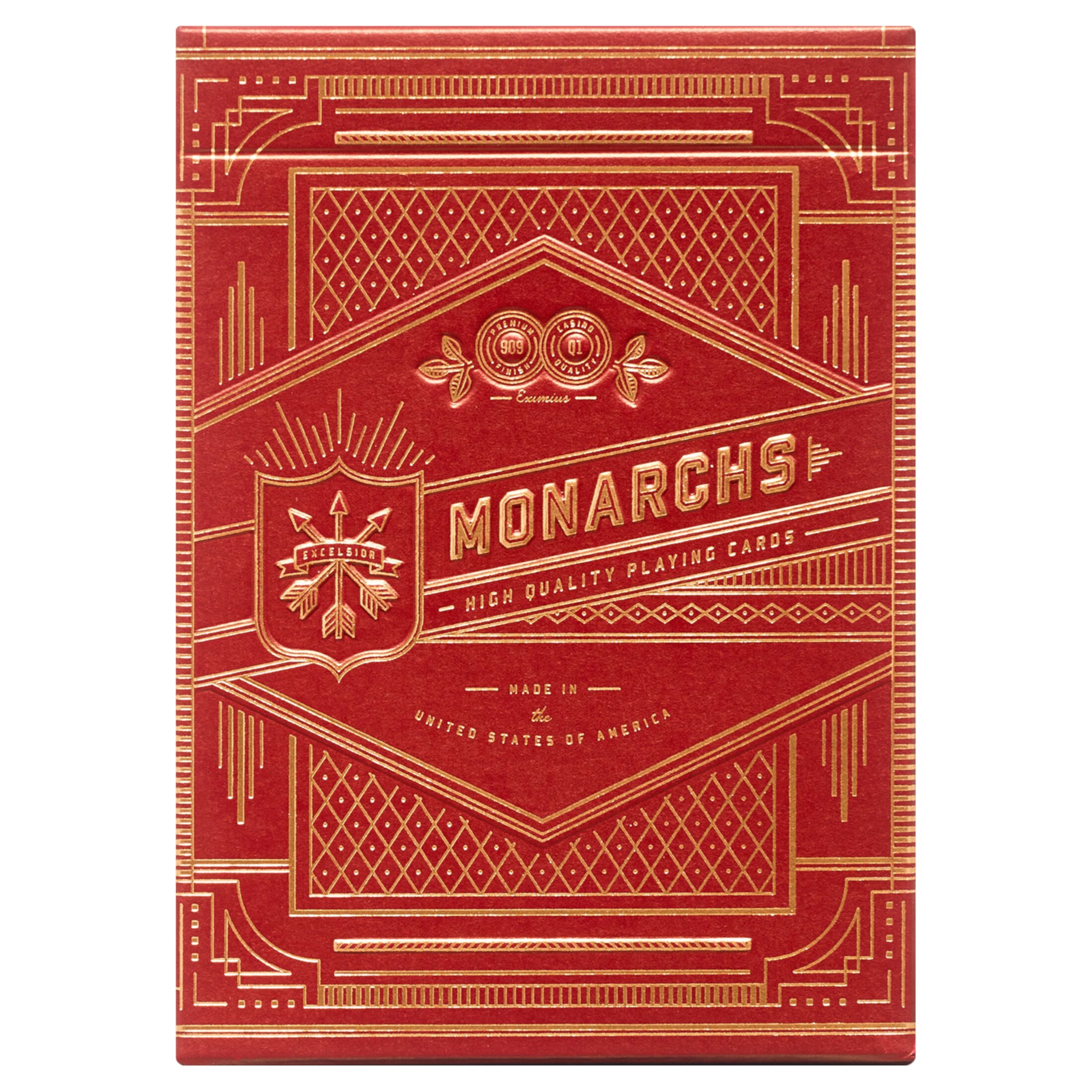 theory11 Monarchs Playing Cards (Red) Theory11