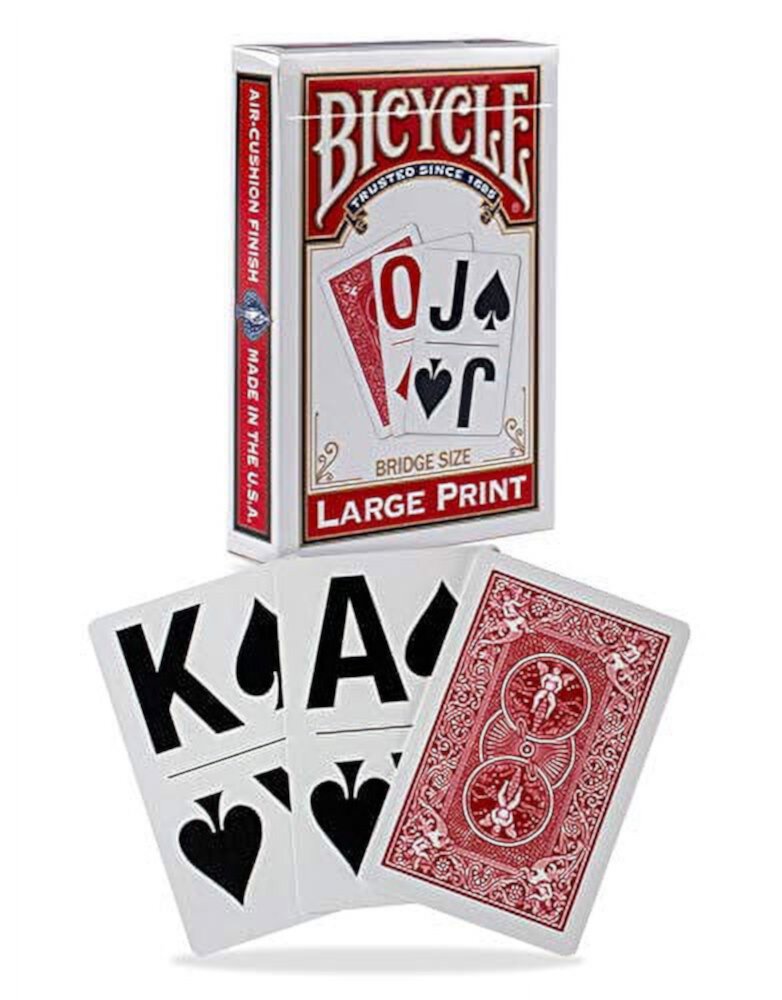 Bicycle Large Print Playing .. Cards (Color May Vary) Bicycle