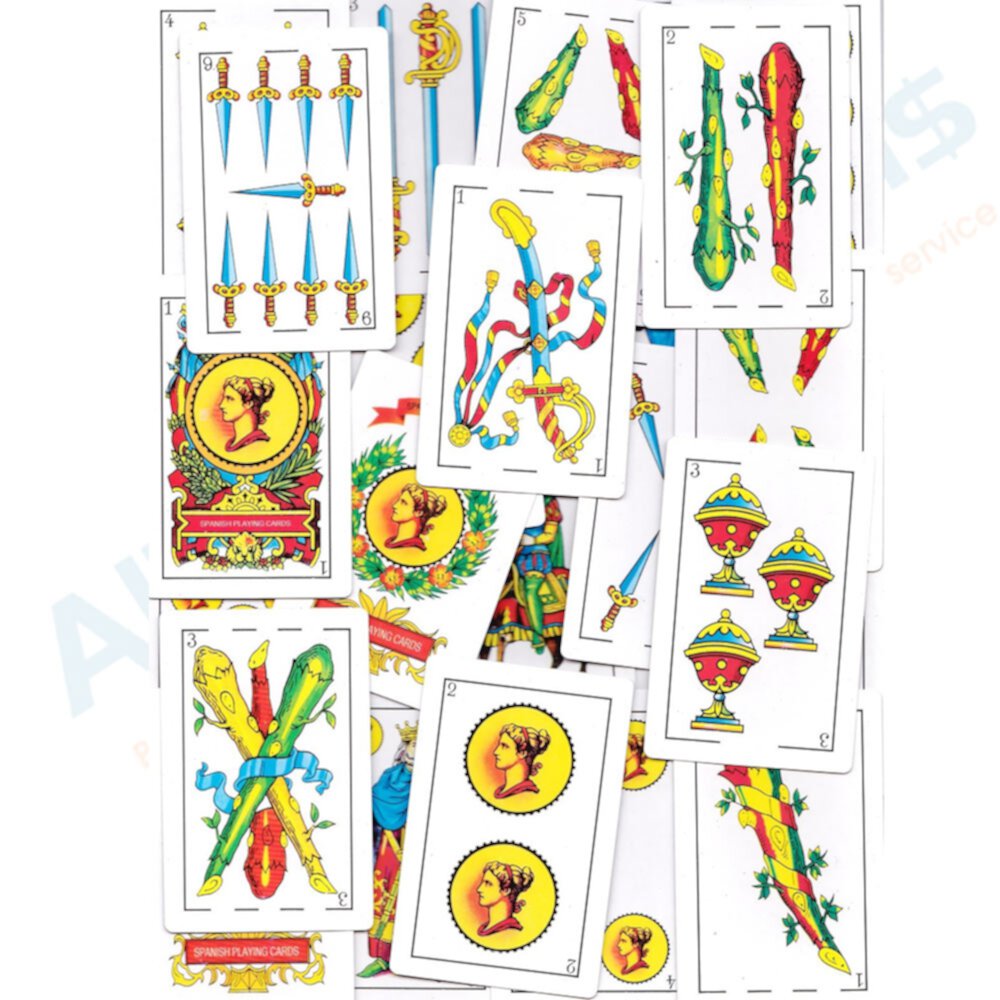 3 Decks Spanish Playing Cards Baraja Espanola 50 Cards Naipes Tarot New Sealed AllTopBargains