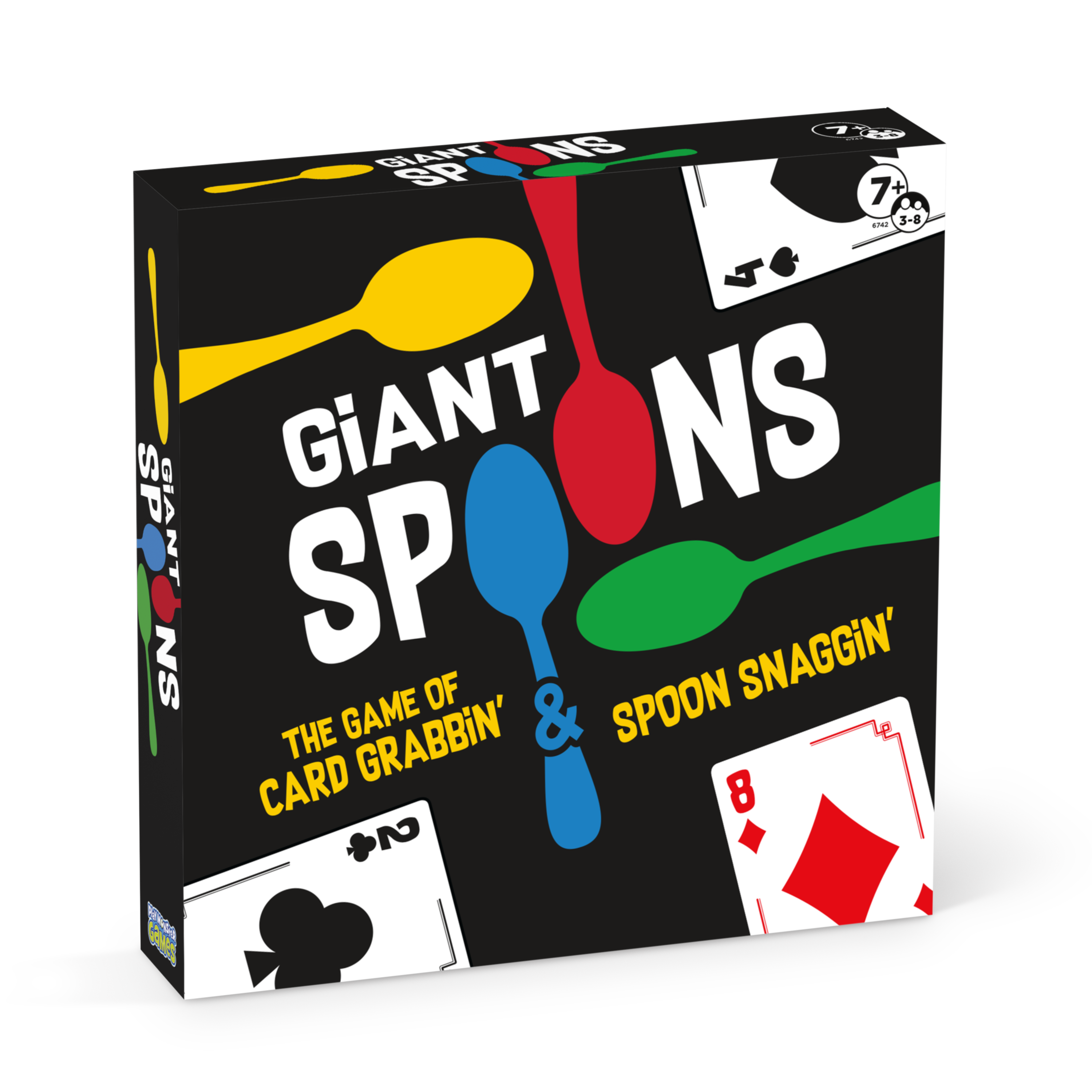 PlayMonster® Giant Spoons Card Game, Children Ages 4-8 Years PLAYMONSTER