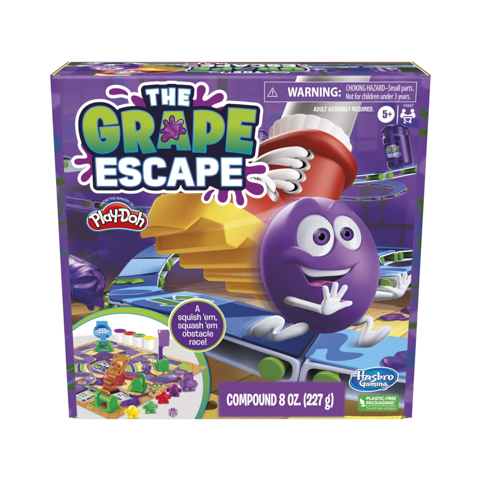 Настольная игра Grape Escape для 2-4 игроков, развлечение для детей от 5 лет Hasbro