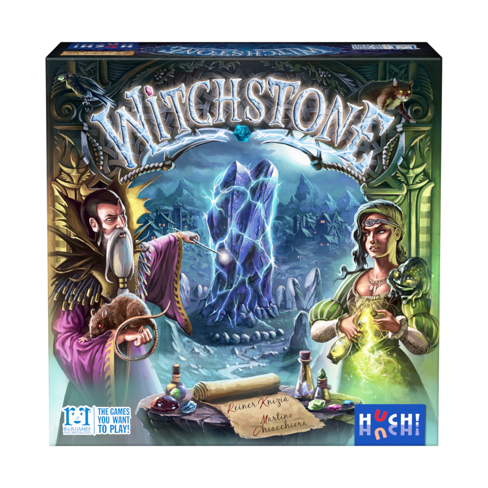 Witchstone - R&R Games, Magic Board Game, Worker-Placement & Engine Building, Ages 12+, 2-4 Players, 60 Mins R&R Games