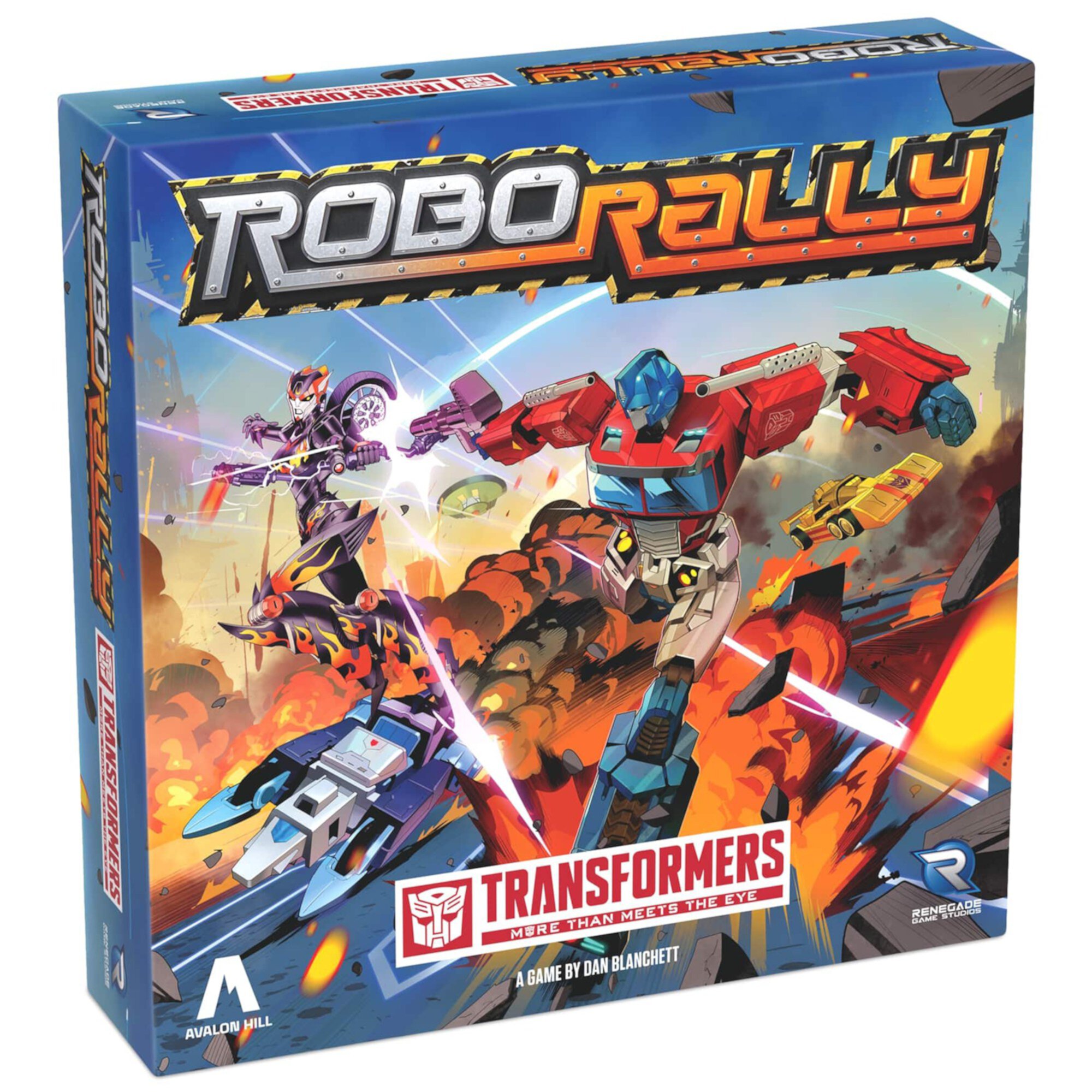 Robo Rally: Transformers Racing Board Game,  2-4 Players Renegade Game