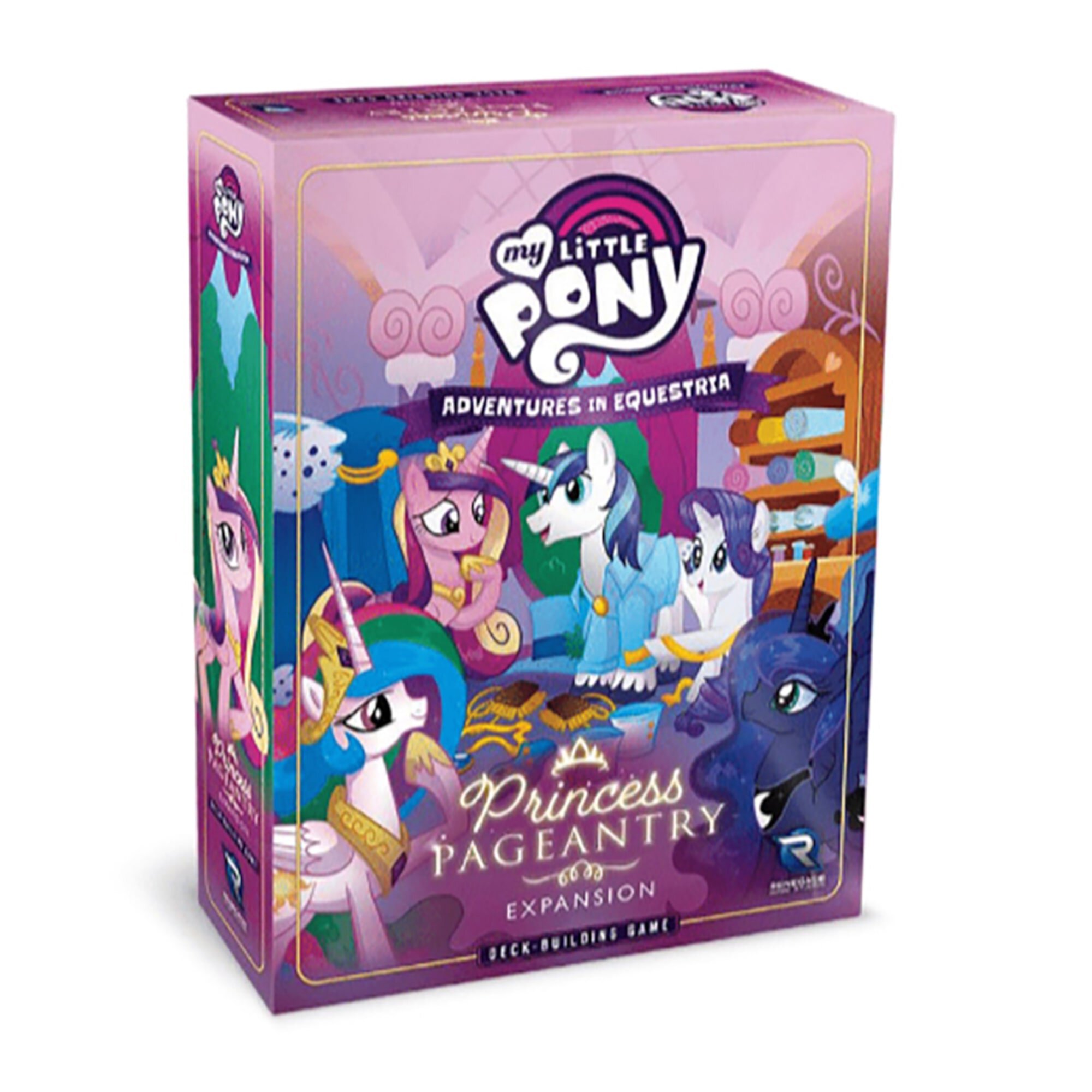 My Little Pony: Adventures In Equestria Deck-Building Game - Princess Pageantry Expansion -Cooperative Deck-Building Game, Take On The Role Of A Pony, Ages 14+, 1-4 Players, 45-90 Min Renegade Game