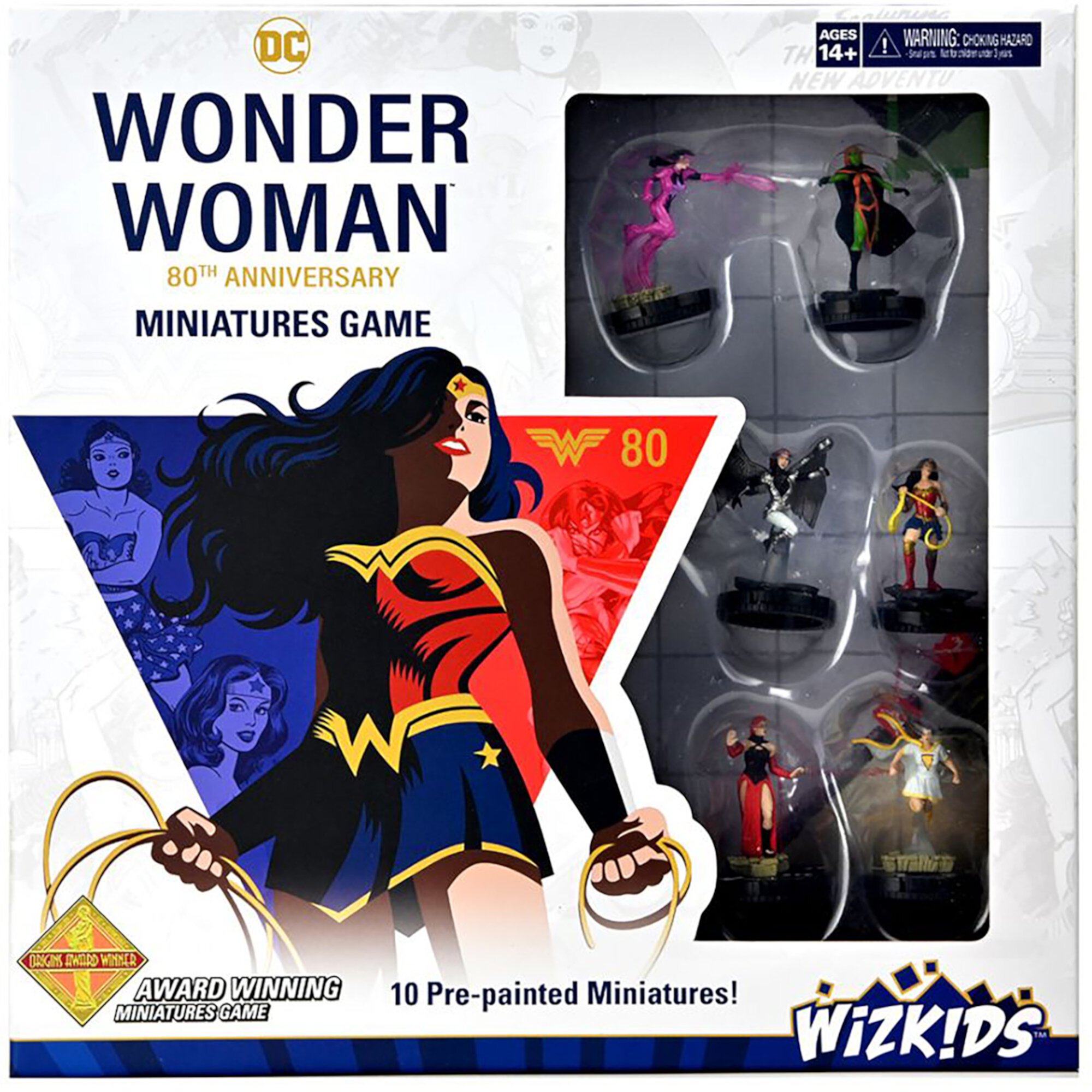 DC Comics HeroClix: Wonder Woman 80th Anniversary Miniatures Game - Ages 14+, 2 Players, 30-45 Min WizKids