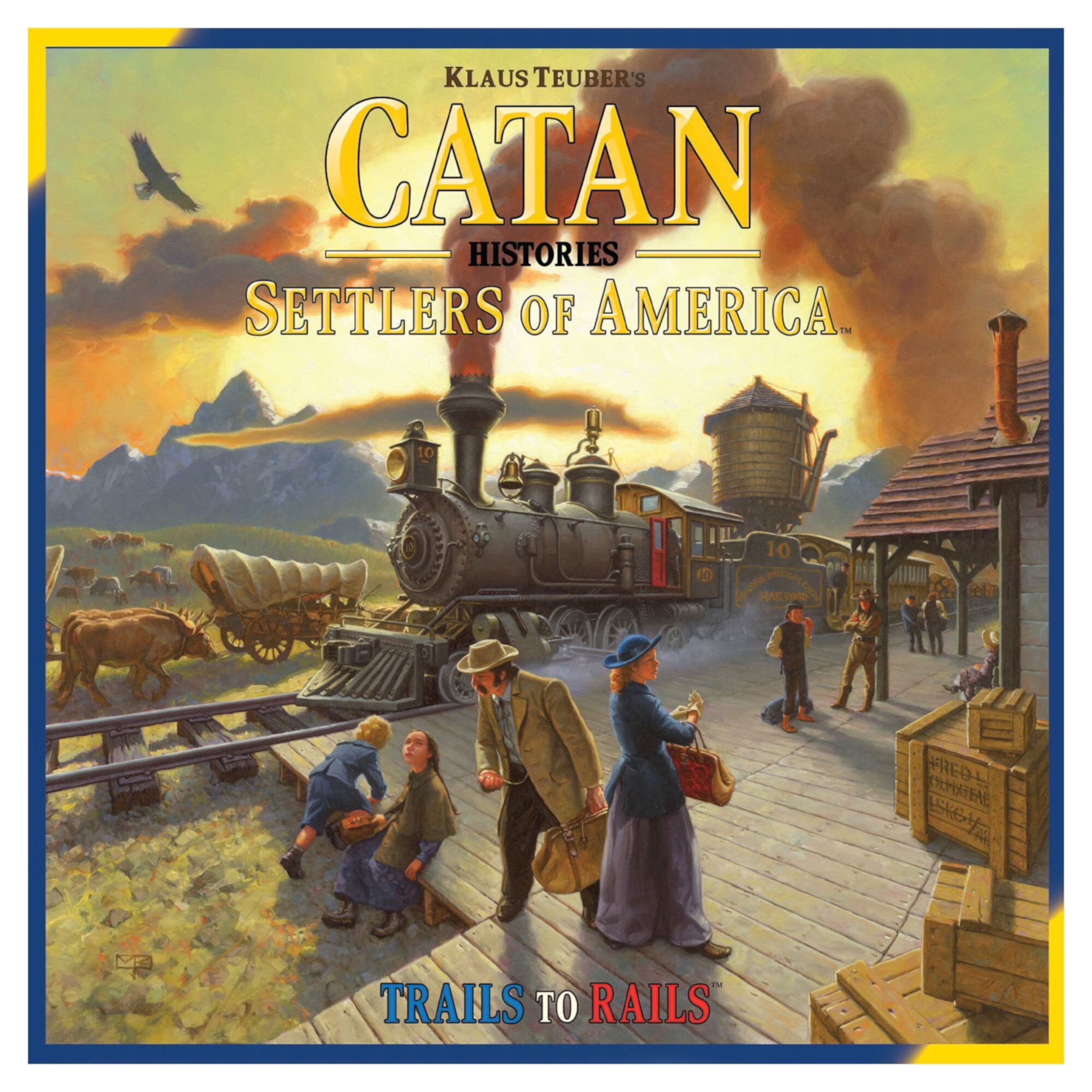 Catan Histories: Settlers of America Strategy Board Game for Ages 12 and up, from Asmodee Asmodee