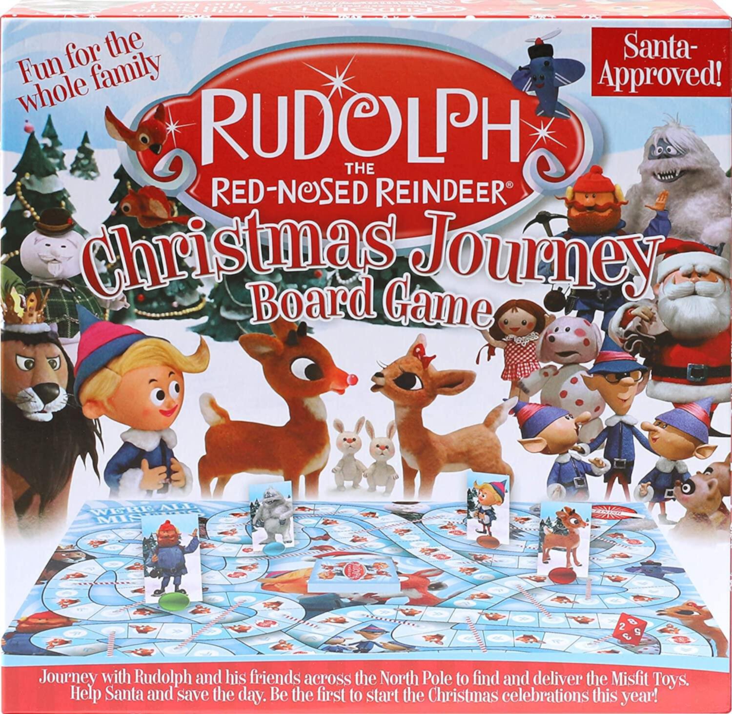 Rudolph the Red-Nosed Reindeer Board Game Aquarius