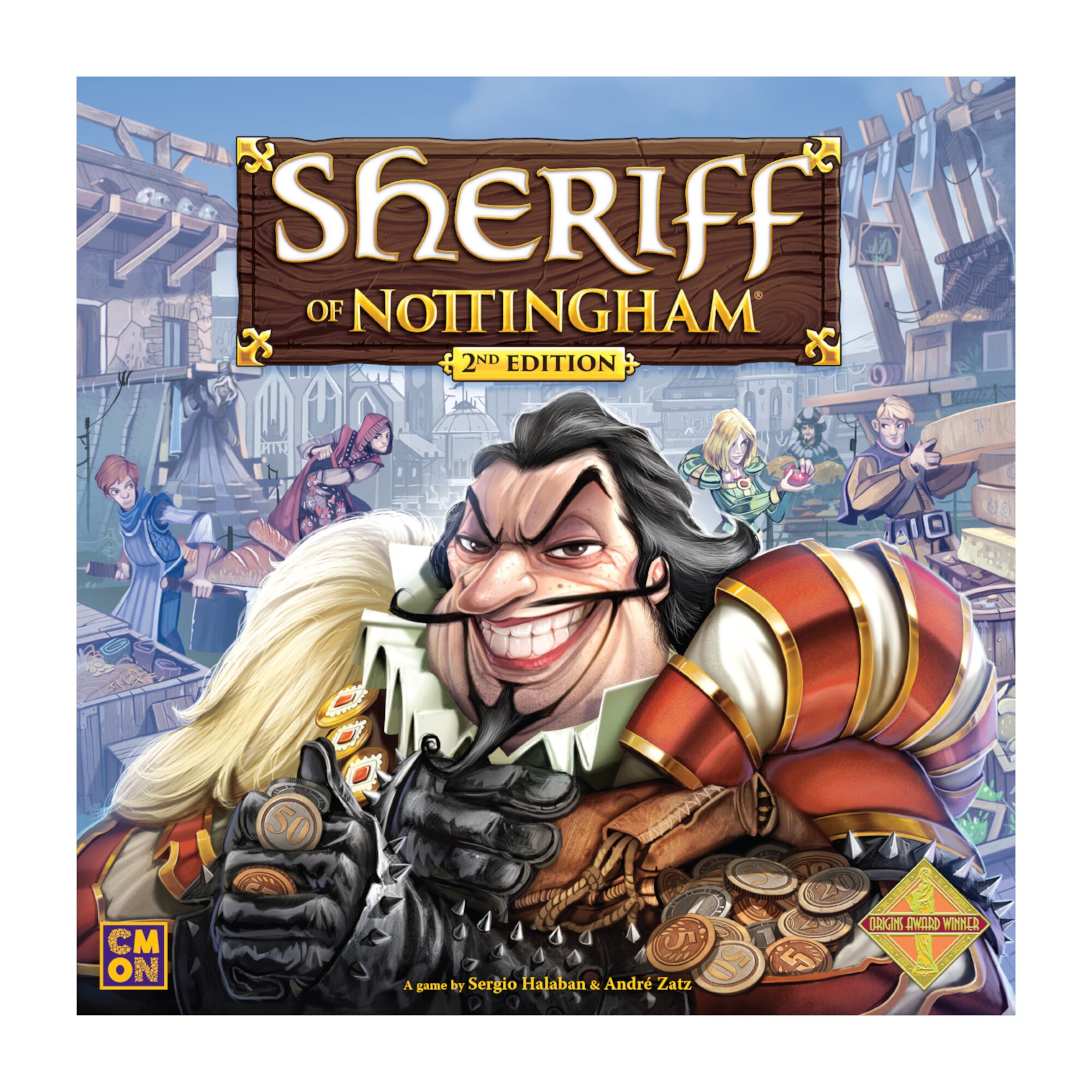 Sheriff of Nottingham 2nd Edition Board Game for Ages 14 and up, from Asmodee Asmodee