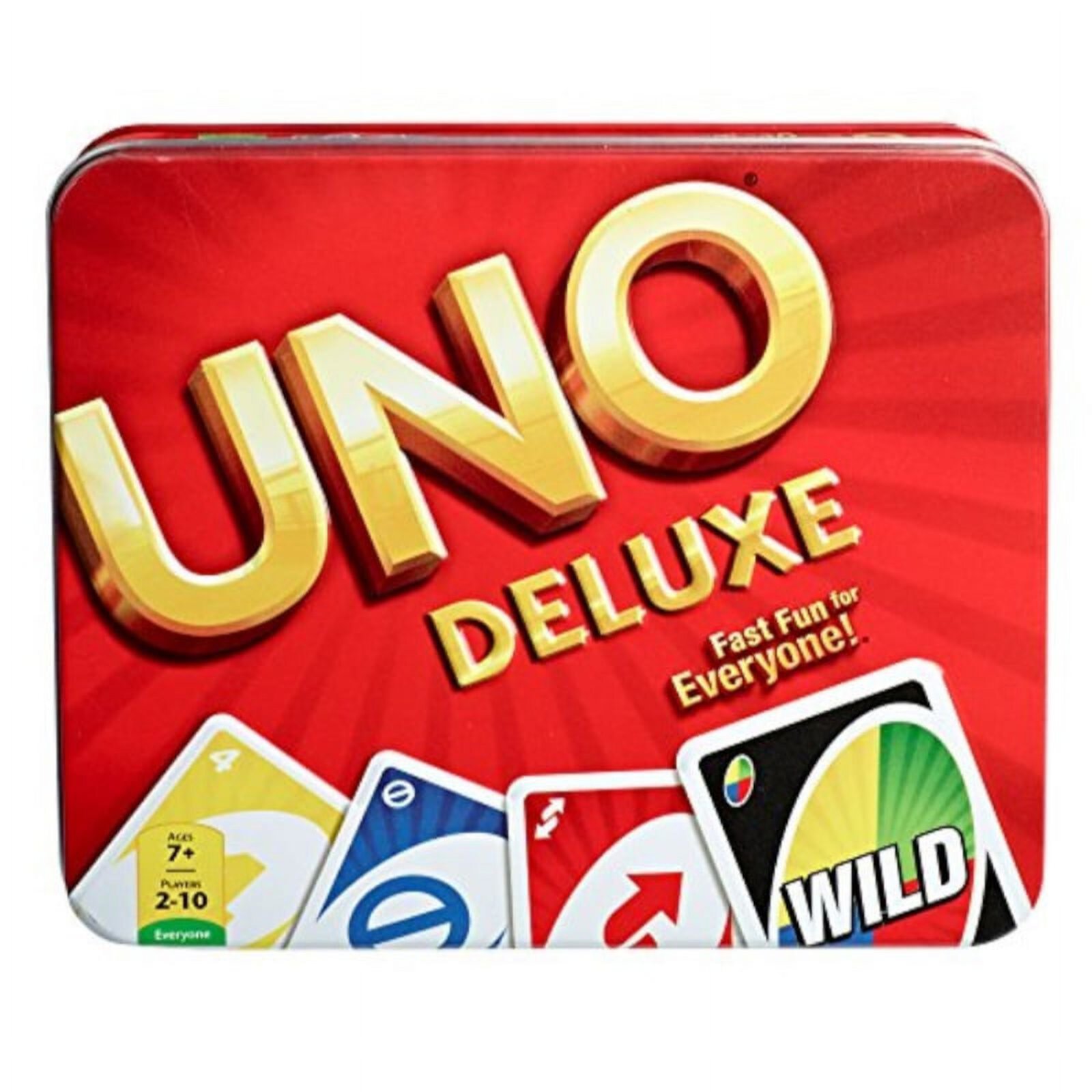 Mattel UNO Deluxe Card Game Tin Mattel