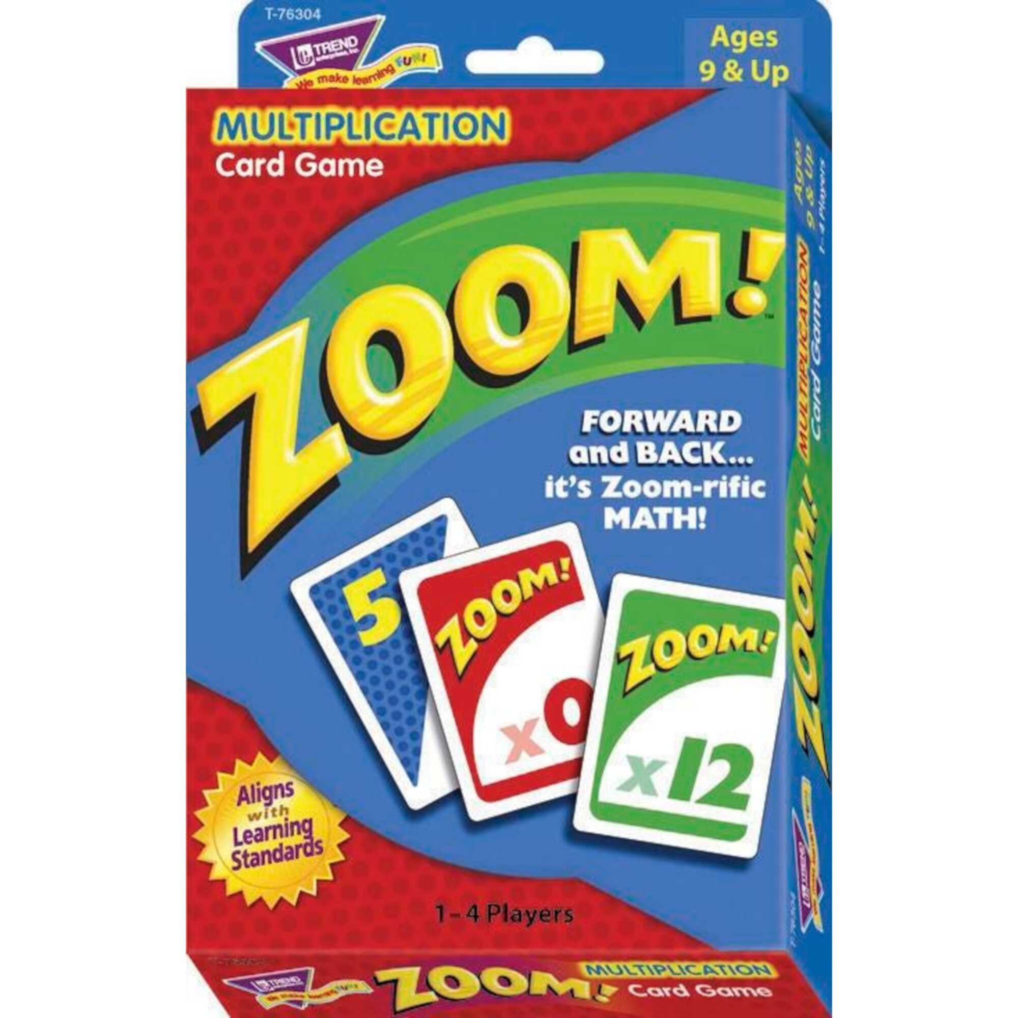 Trend Enterprises® Zoom Math Card Game, Ages 9 And Up TREND