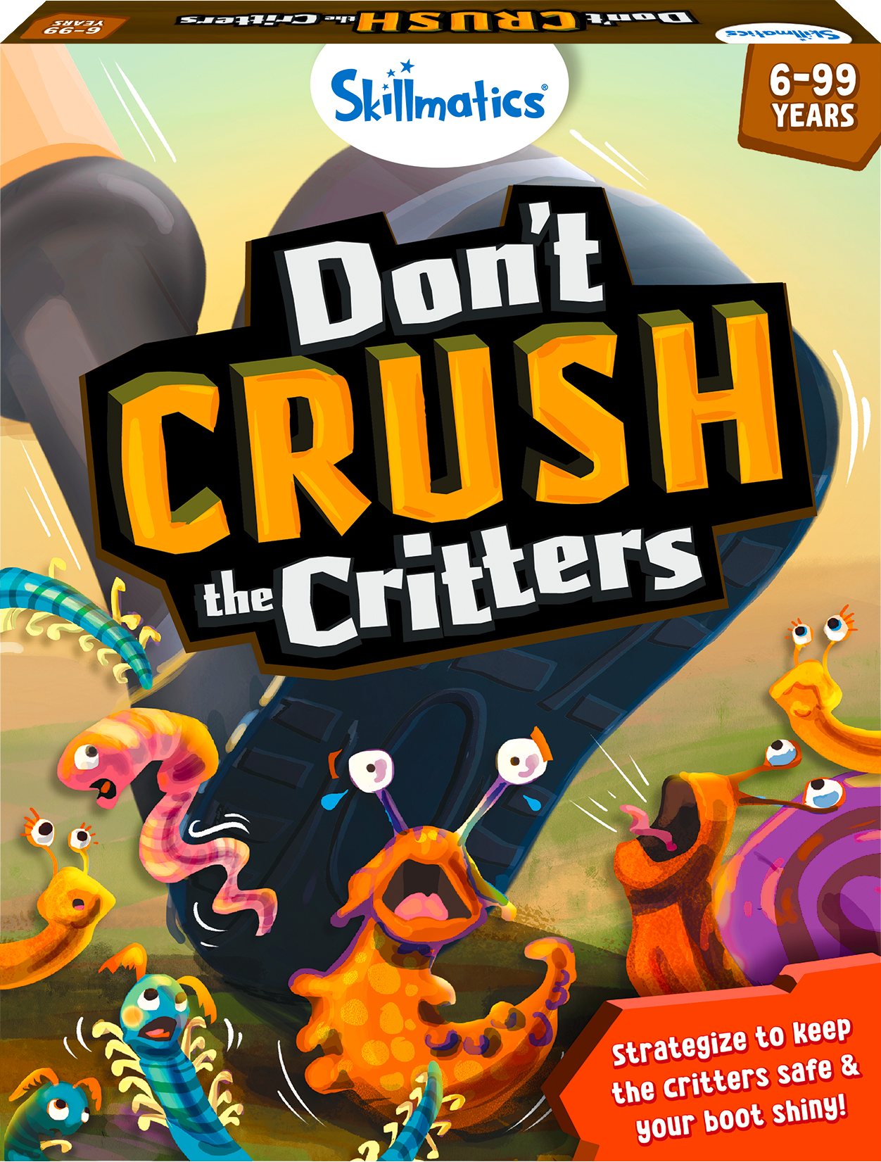 Skillmatics Fun Family Board Game: Don't Crush The Critters for Kids 6+ Skillmatics