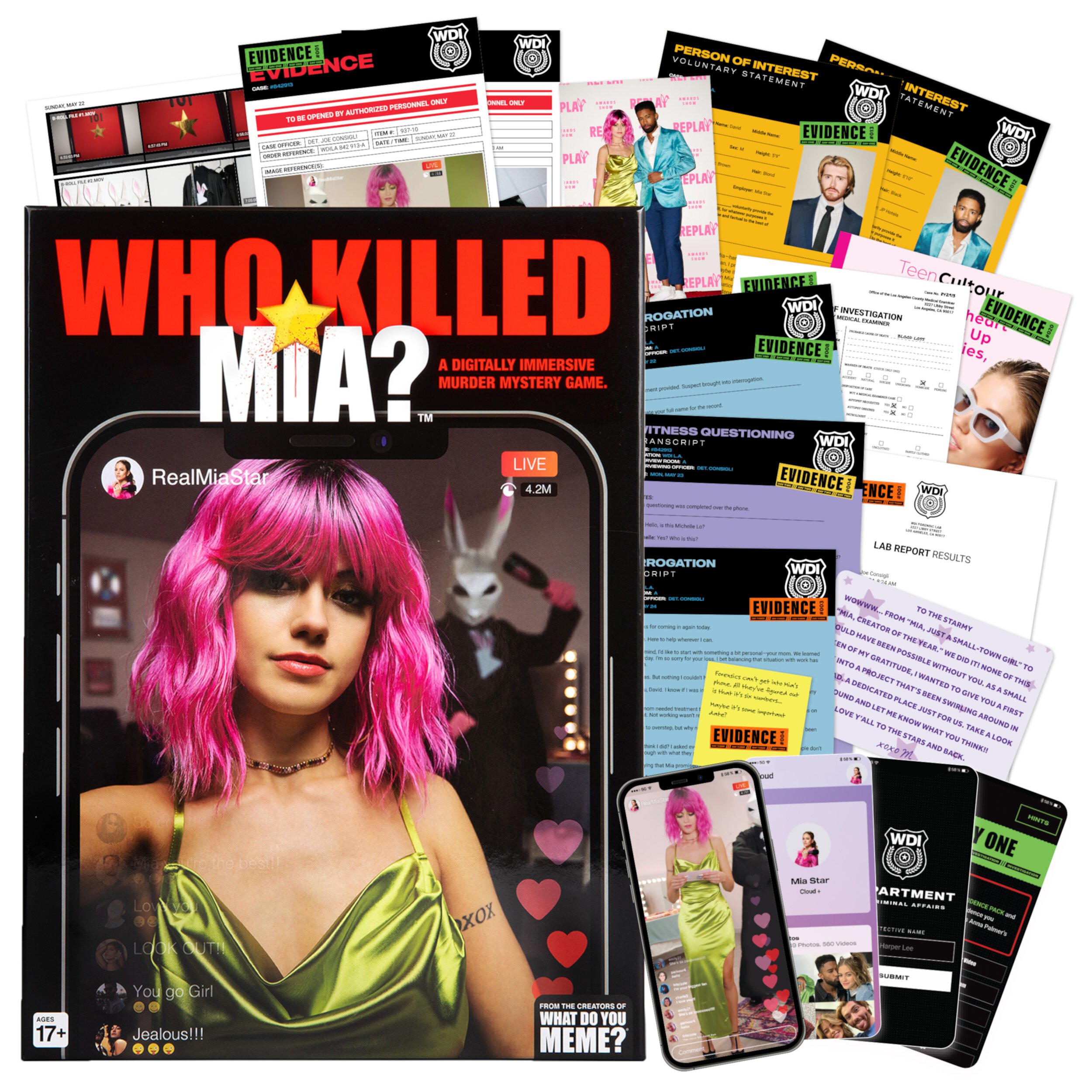 Who Killed Mia - an Immersive and Digital Murder Mystery Game from What Do You Meme? WHAT DO YOU MEME?