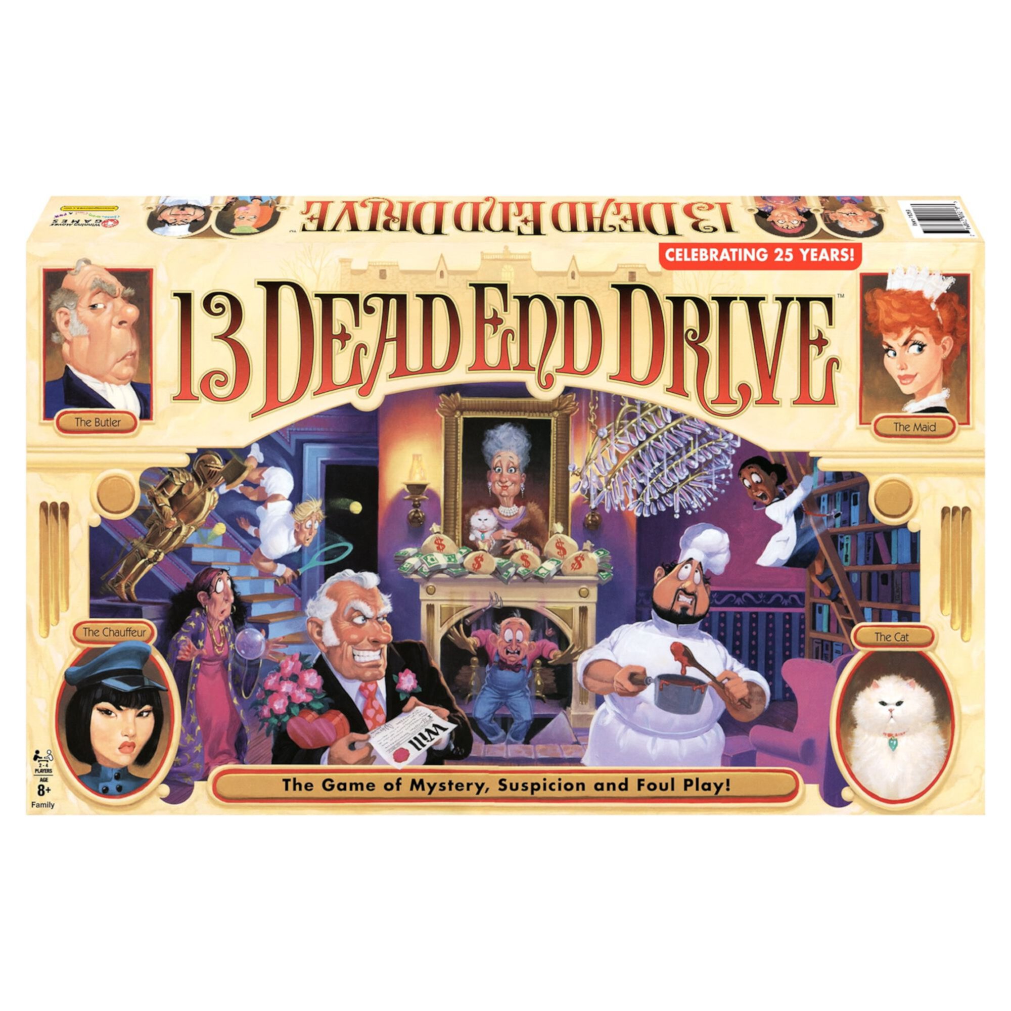 Настольная игра 13 Dead End Drive для 2-4 игроков, подходит для детей от 8 лет, 3 способа победы Winning Moves Games USA