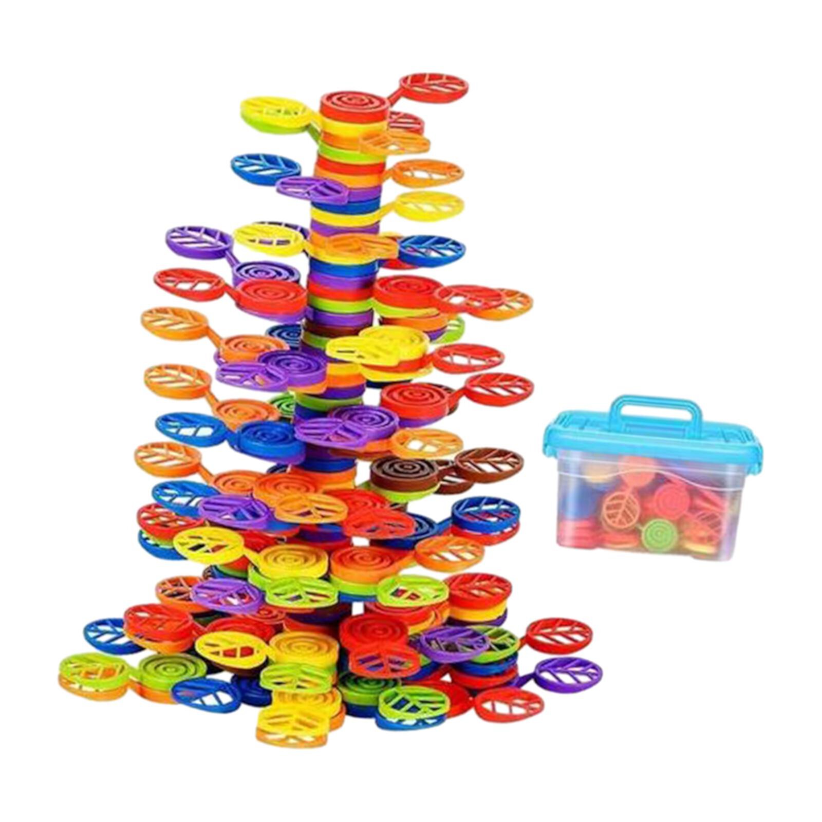 Montessori Toys, Stacking Building Blocks Toys, Preschool Learning Activities Stacking Games Toys, Balance Game Building Toys for Girls Gifts 100 pieces Almencla