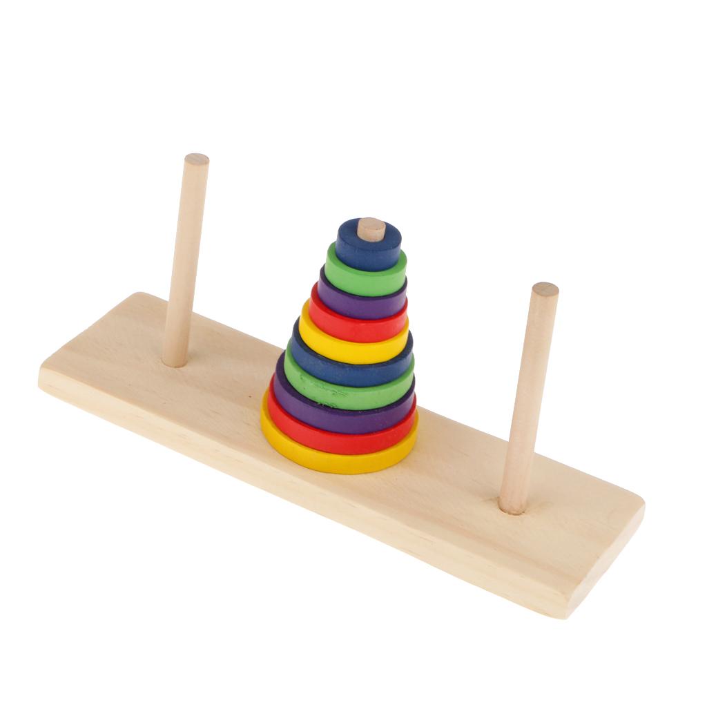 Colorful Stacking for Children. Wooden Stacking Game. Pyramid Stacking Game STARTIST